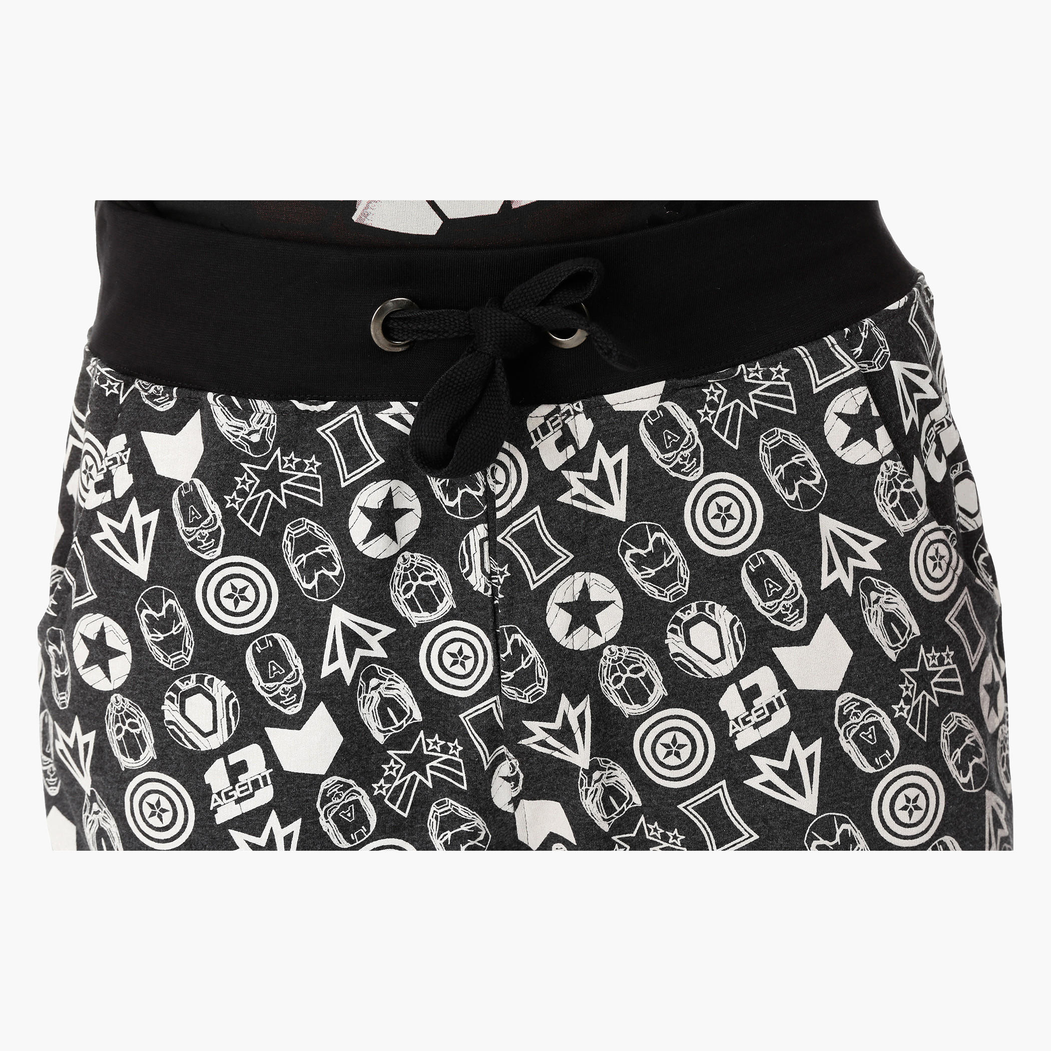 Graphic Print Cuffed Jog Pants-men-clothing-bottoms-joggers-image-4