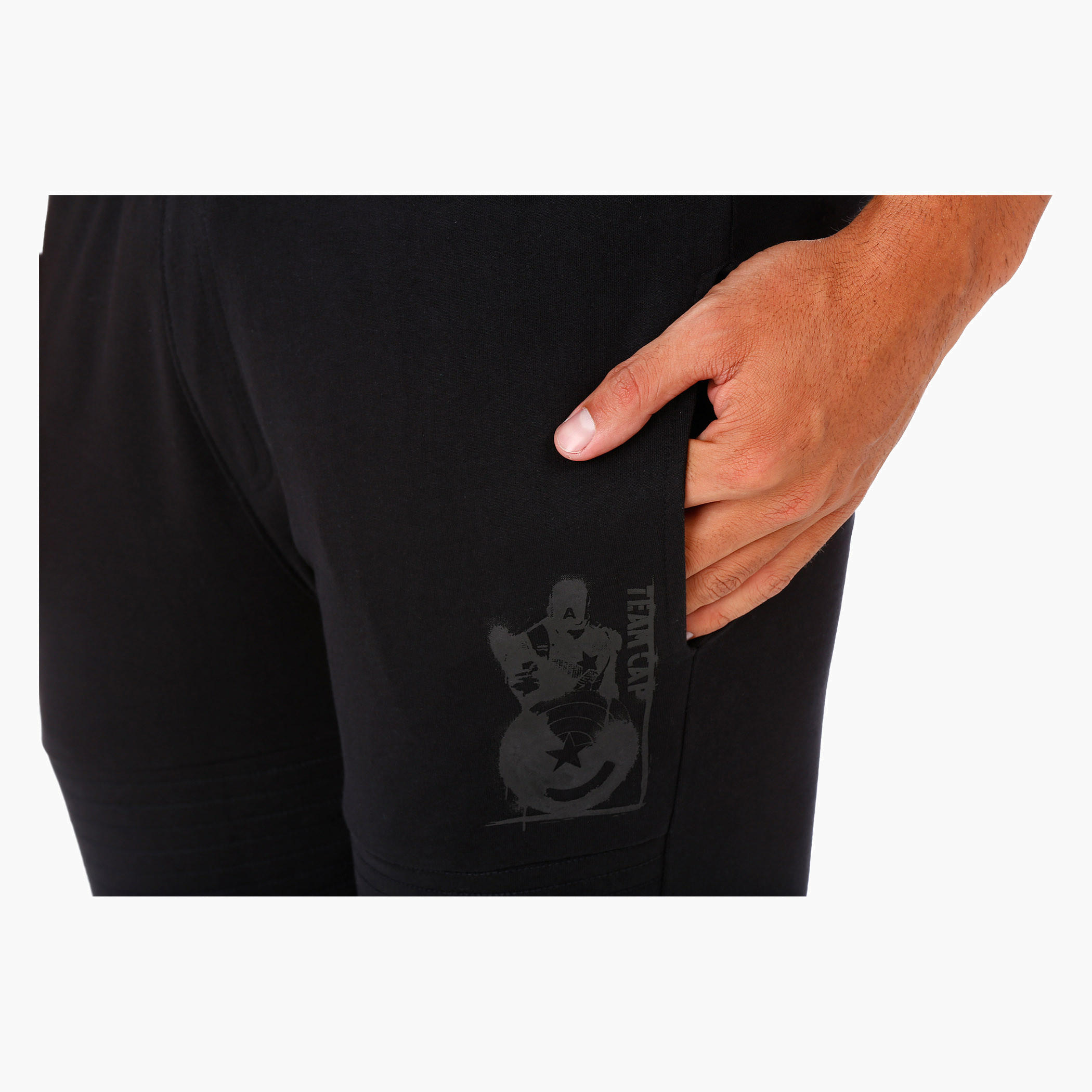 Captain America Knit Jogger Trousers in Regular Fit-men-clothing-bottoms-joggers-image-4