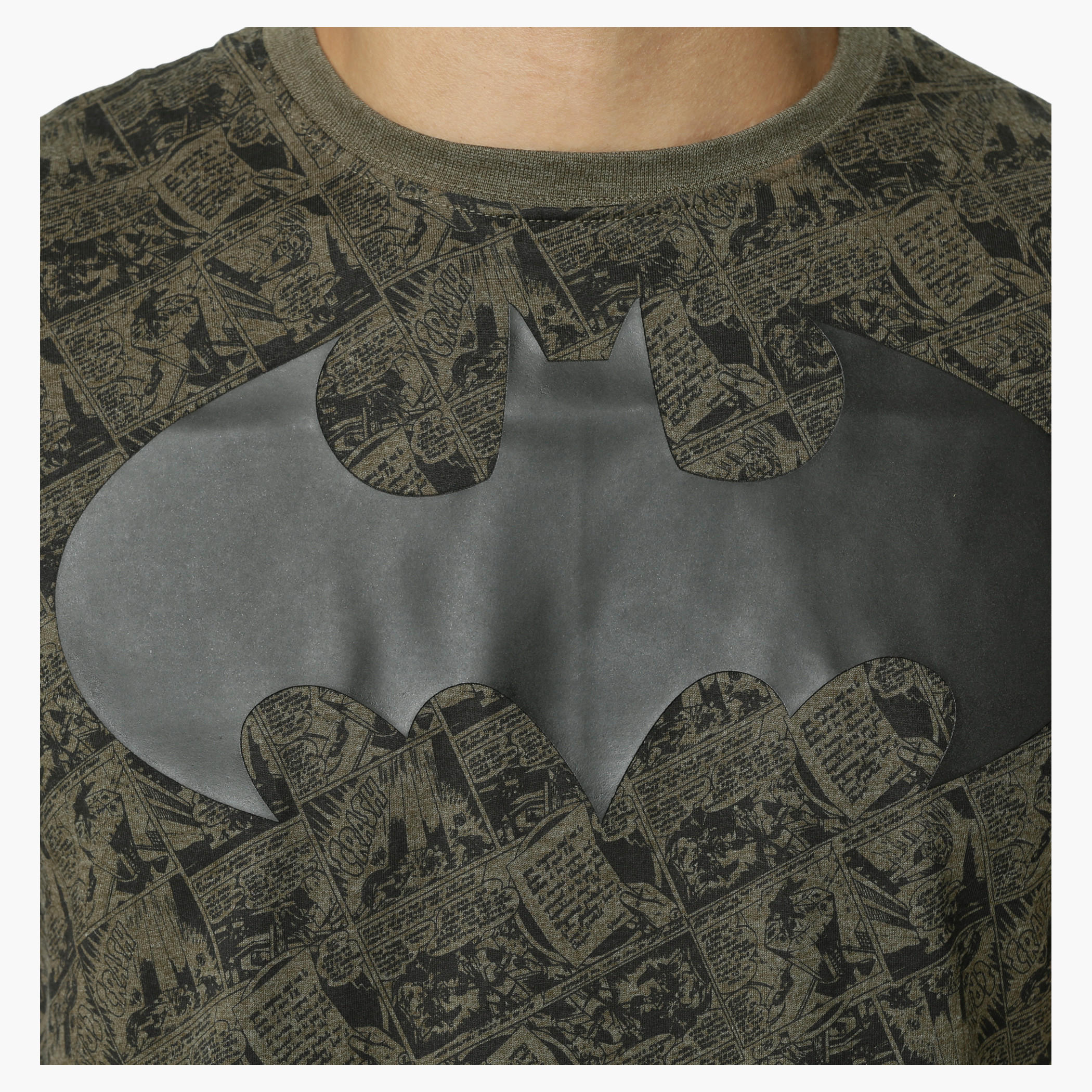 Batman Printed Crew Neck T-Shirt with Short Sleeves-men-clothing-tshirtsandpolos-tshirts-image-4