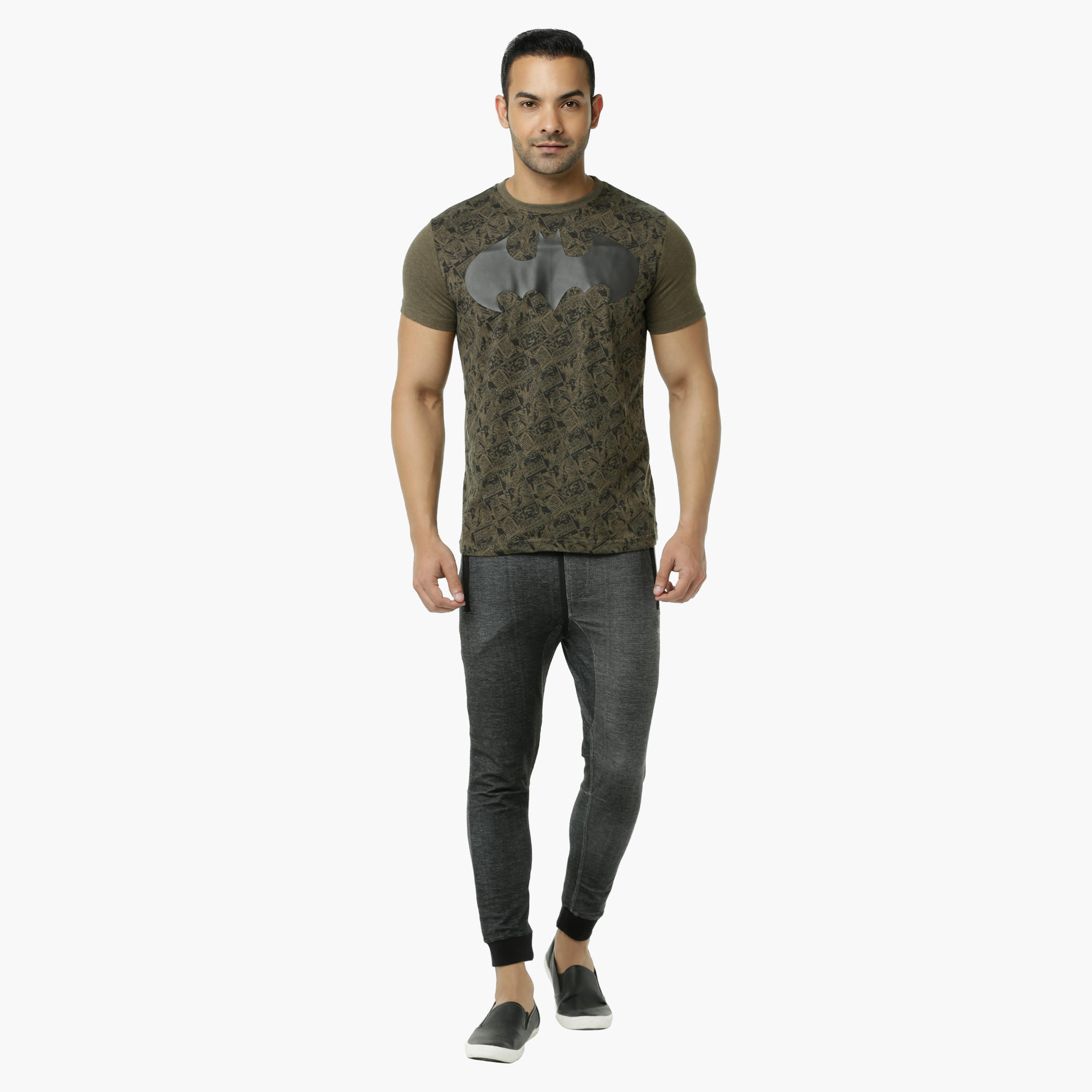 Batman Printed Crew Neck T-Shirt with Short Sleeves-men-clothing-tshirtsandpolos-tshirts-image-5
