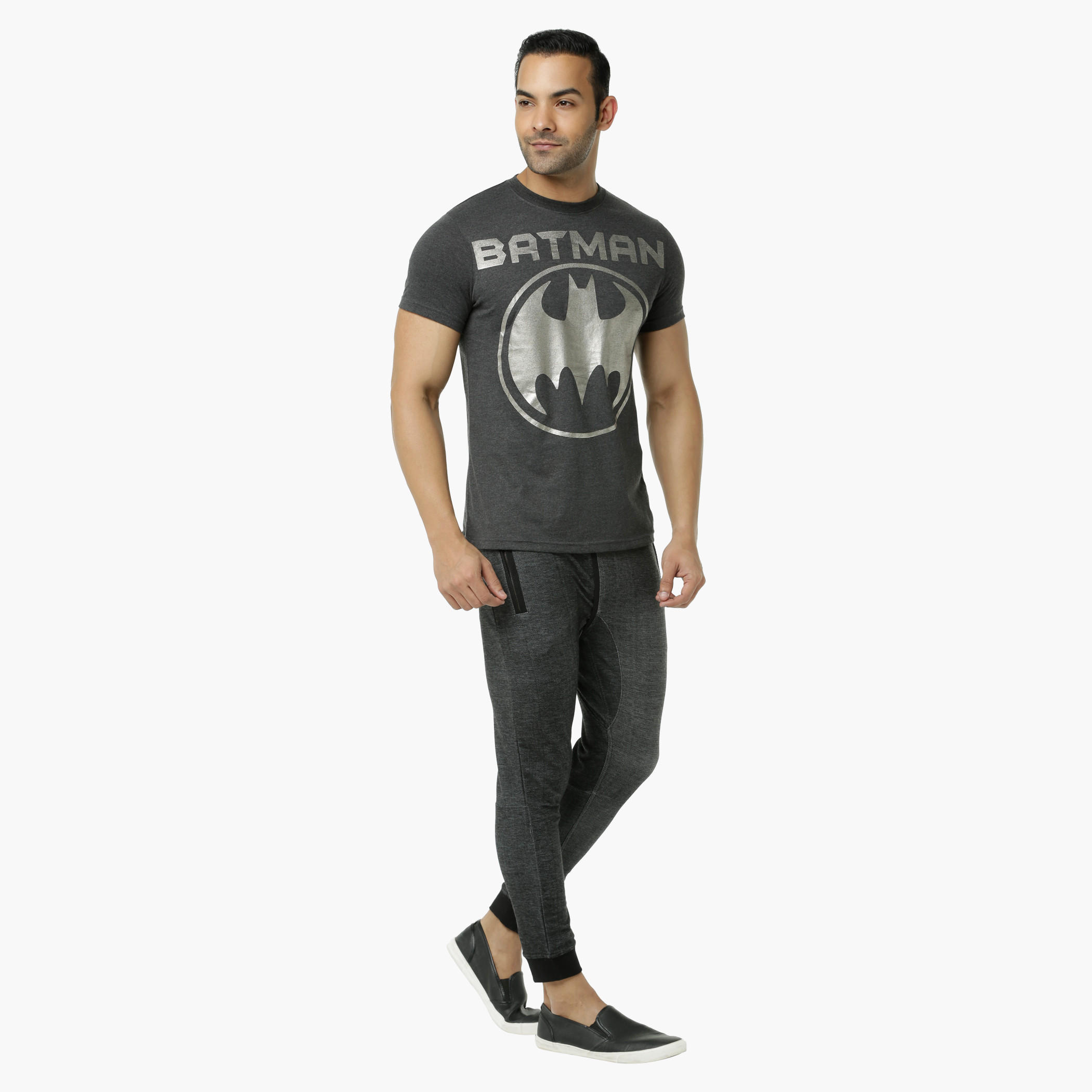 Batman Printed Crew Neck T-Shirt with Short Sleeves-men-clothing-tshirtsandpolos-tshirts-image-5