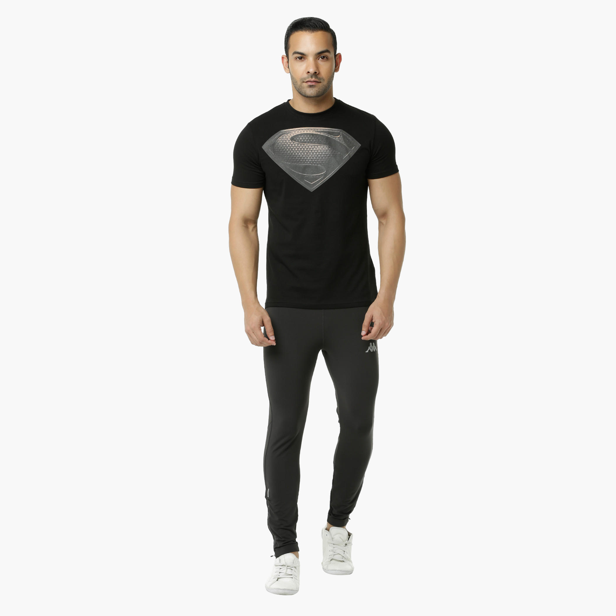 Superman Printed Crew Neck T-Shirt with Short Sleeves-men-clothing-tshirtsandpolos-tshirts-image-5