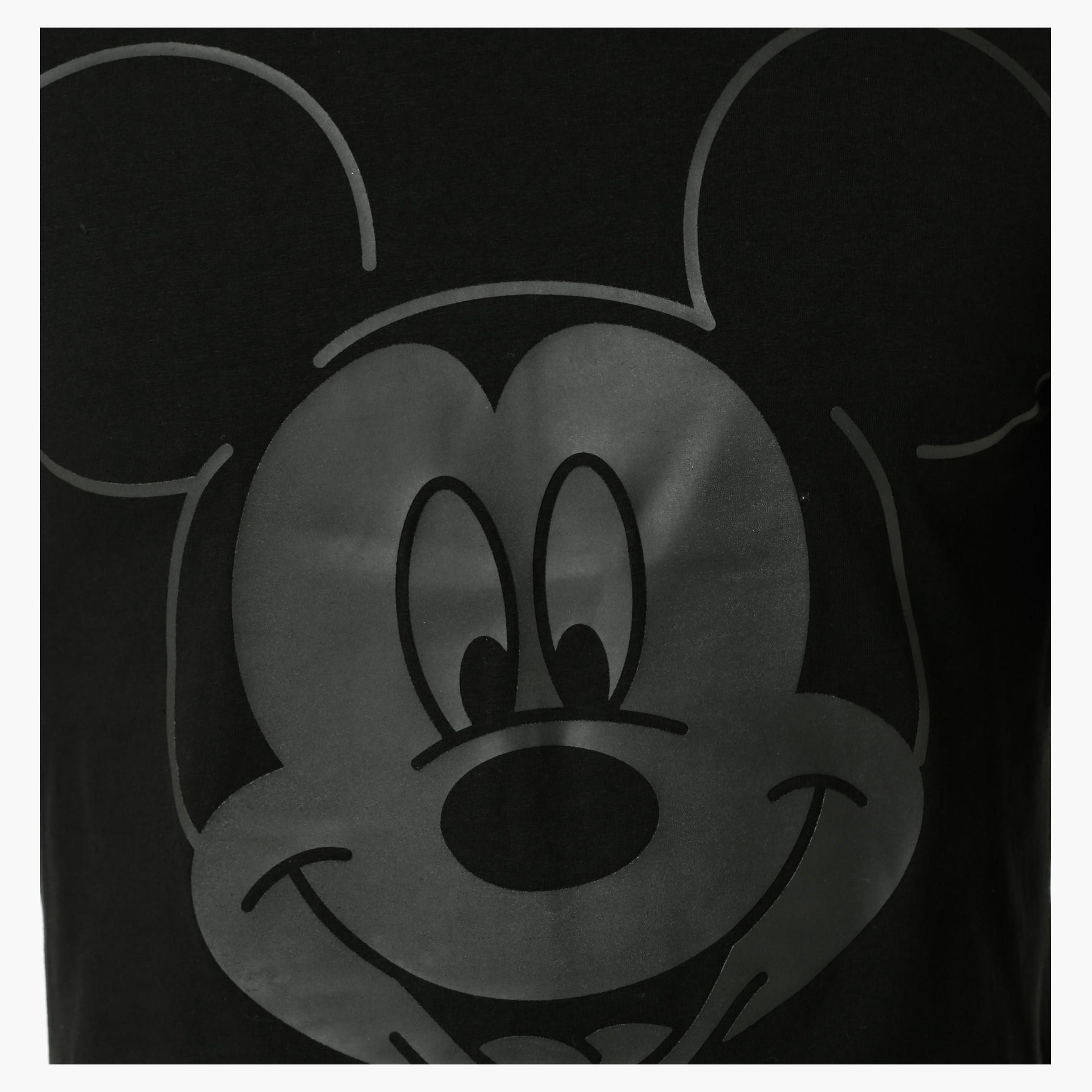 Mickey Mouse Printed Crew Neck T-Shirt with Short Sleeves-men-clothing-tshirtsandpolos-tshirts-image-4
