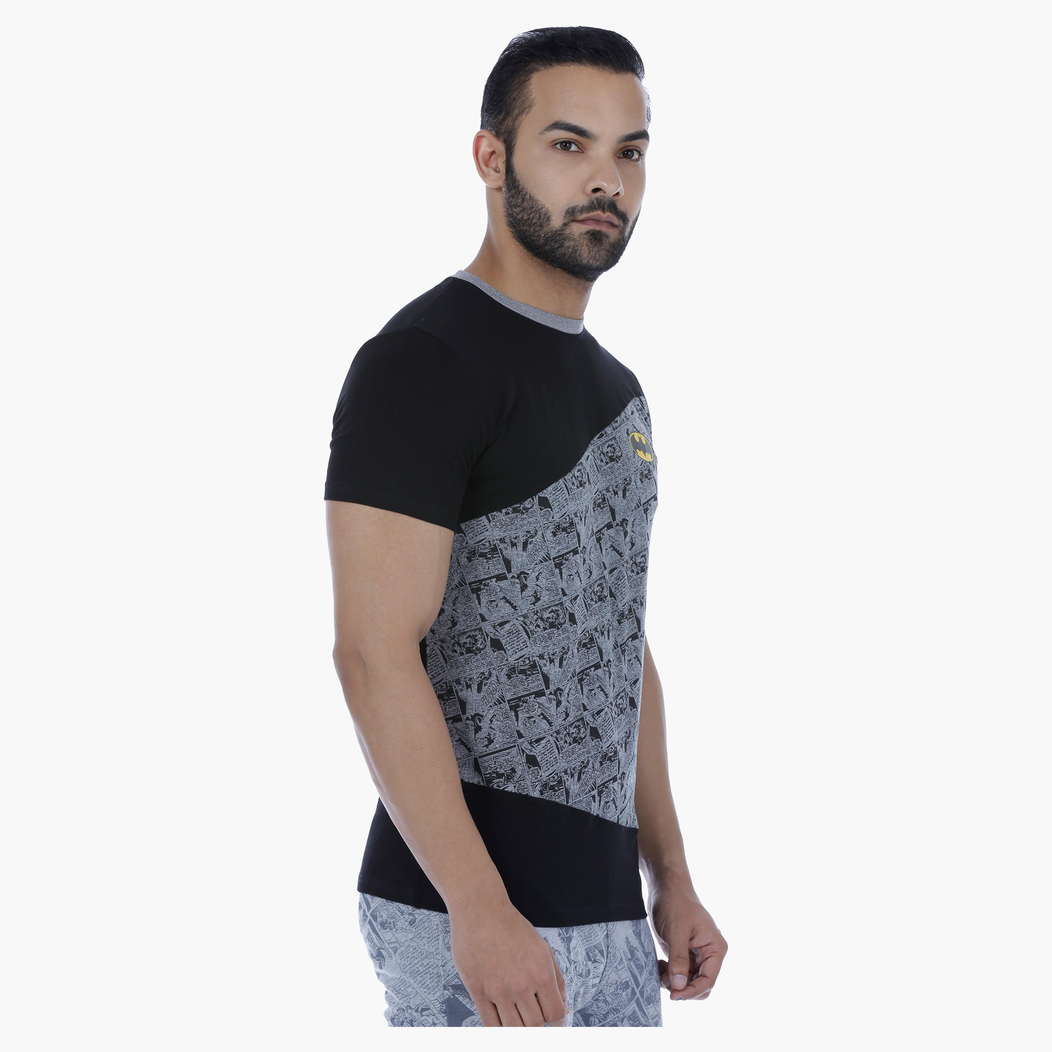 Batman Printed T-Shirt with Short Sleeves-men-clothing-tshirtsandpolos-tshirts-image-3