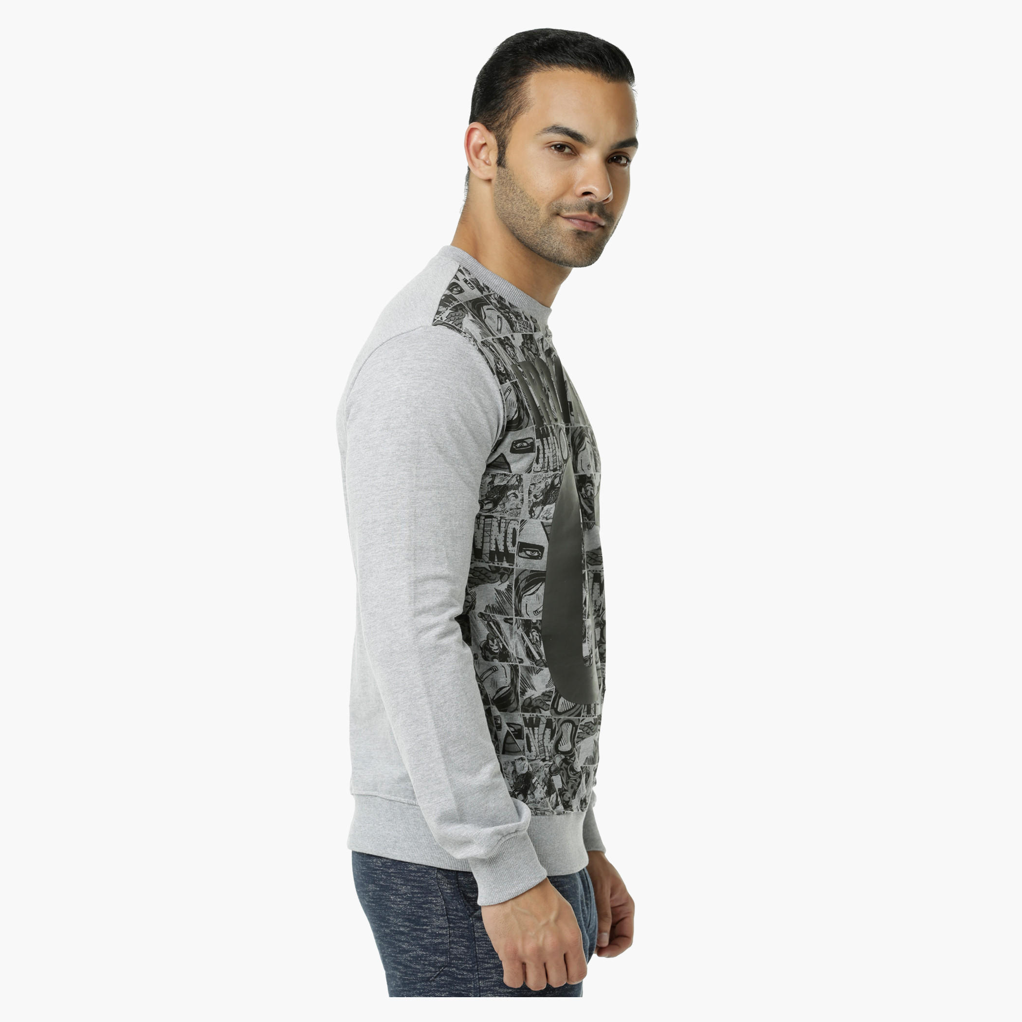 Iron Man Printed Crew Neck T-Shirt with Long Sleeves-men-clothing-tshirtsandpolos-tshirts-image-3