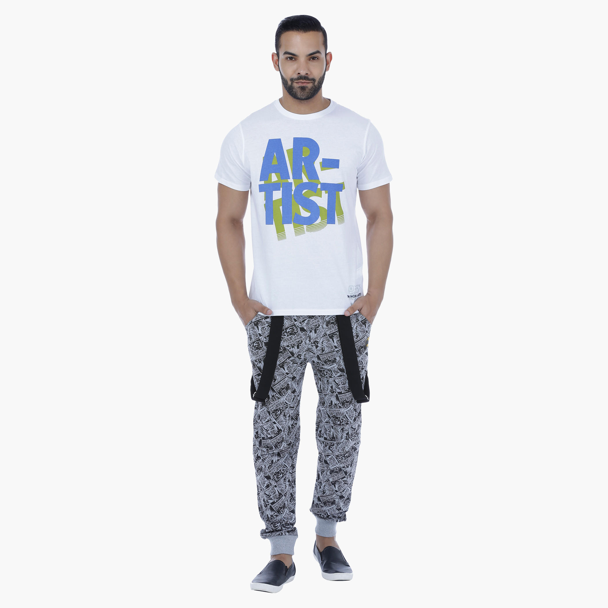 Batman Printed Jog Pants-men-clothing-bottoms-joggers-image-1