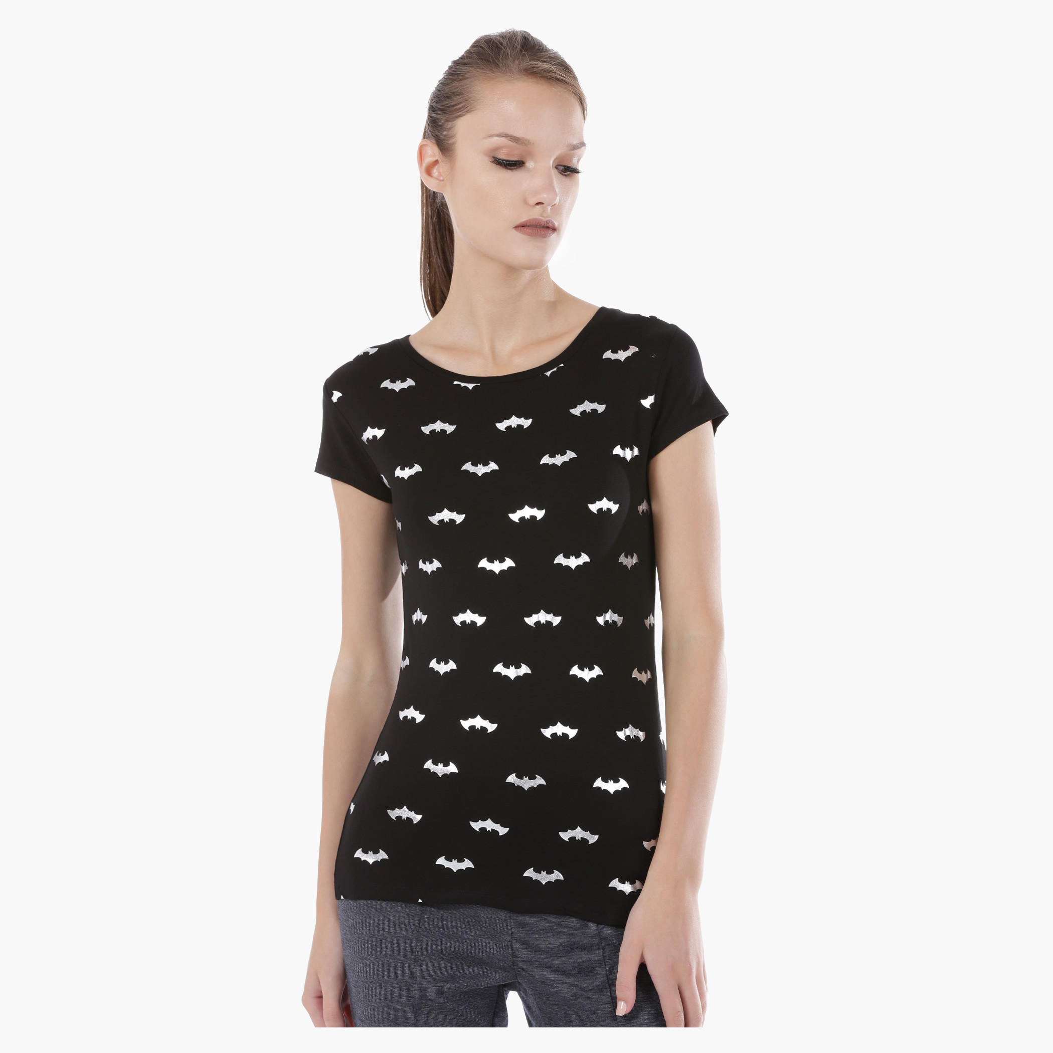 Knit T-Shirt in Regular Fit-women-clothing-tshirts-image-1