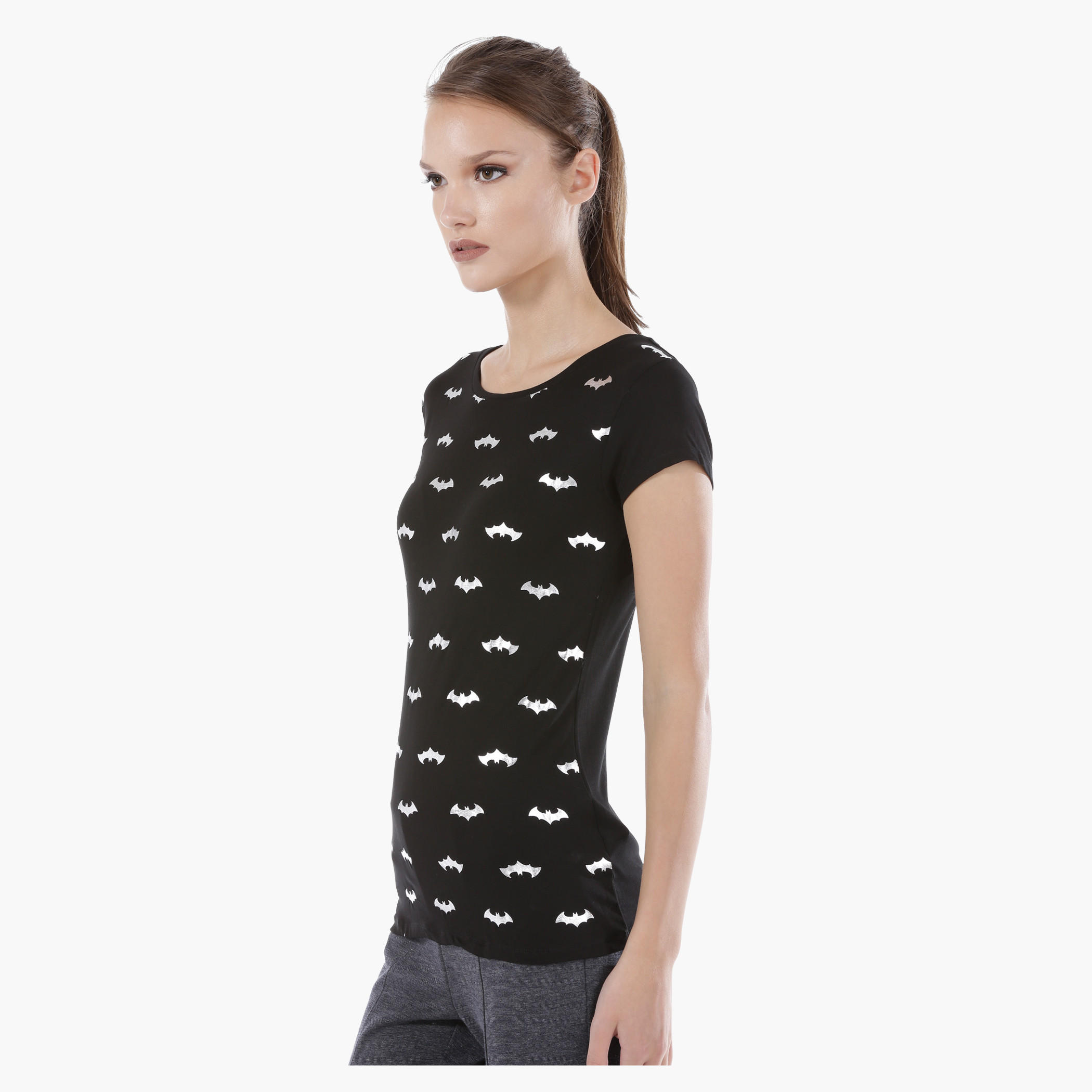 Knit T-Shirt in Regular Fit-women-clothing-tshirts-image-3