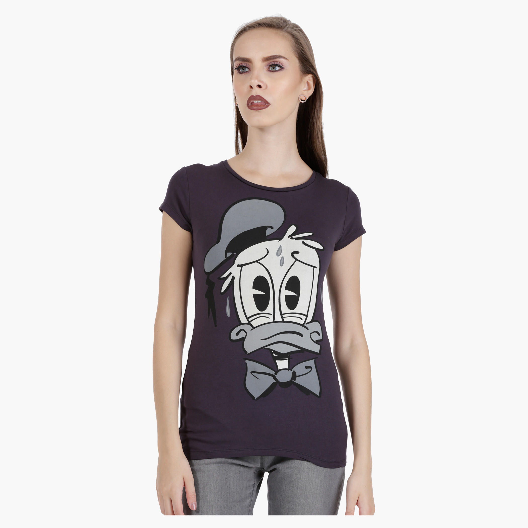 Knit T-Shirt in Regular Fit-women-clothing-tshirts-image-1