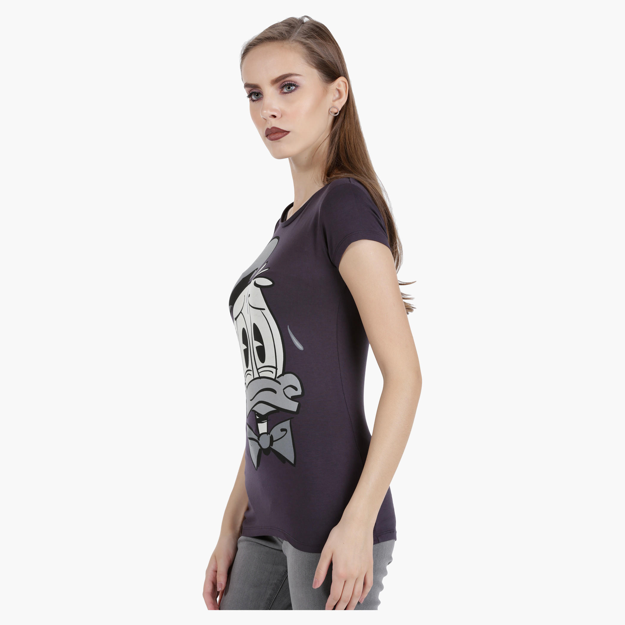 Knit T-Shirt in Regular Fit-women-clothing-tshirts-image-3