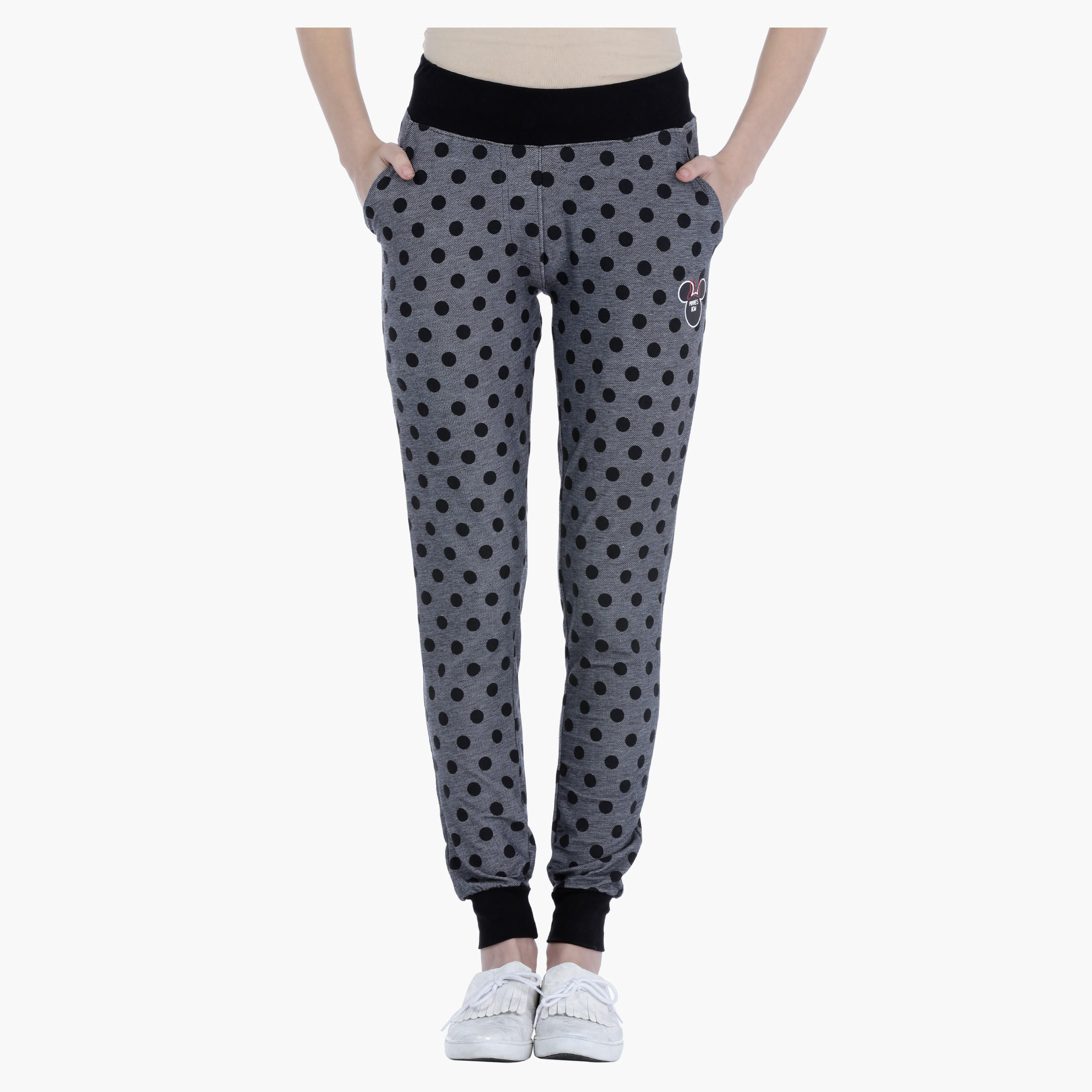 Minnie Mouse Printed Jeggings in Straight Fit-women-clothing-bottoms-leggings-image-1