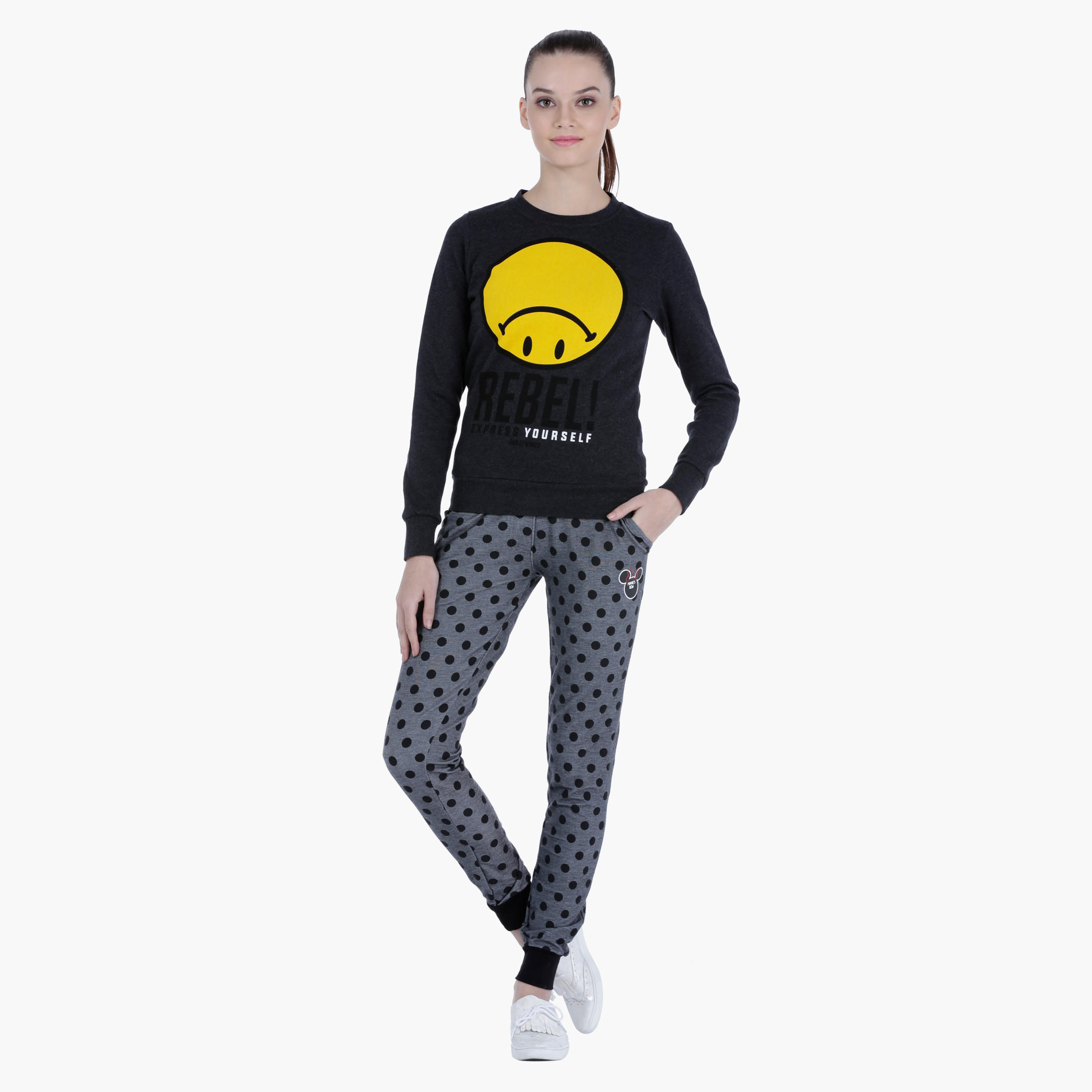 Minnie Mouse Printed Jeggings in Straight Fit-women-clothing-bottoms-leggings-image-5