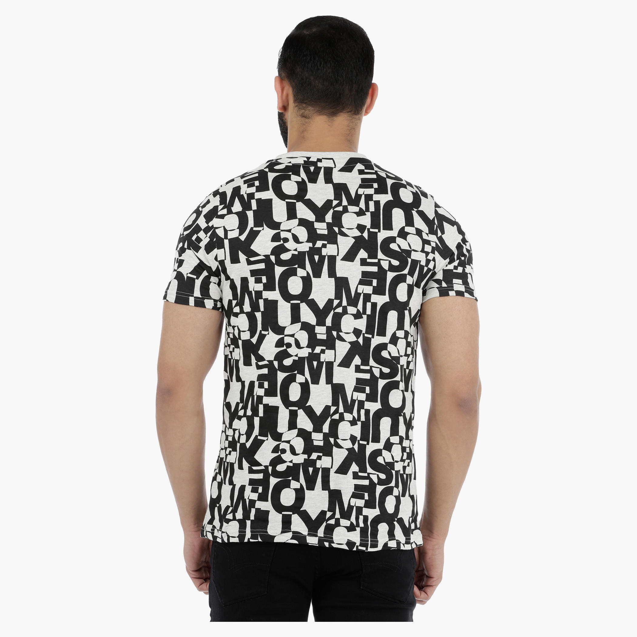 Printed T-Shirt with Short Sleeves-men-clothing-tshirtsandpolos-tshirts-image-2