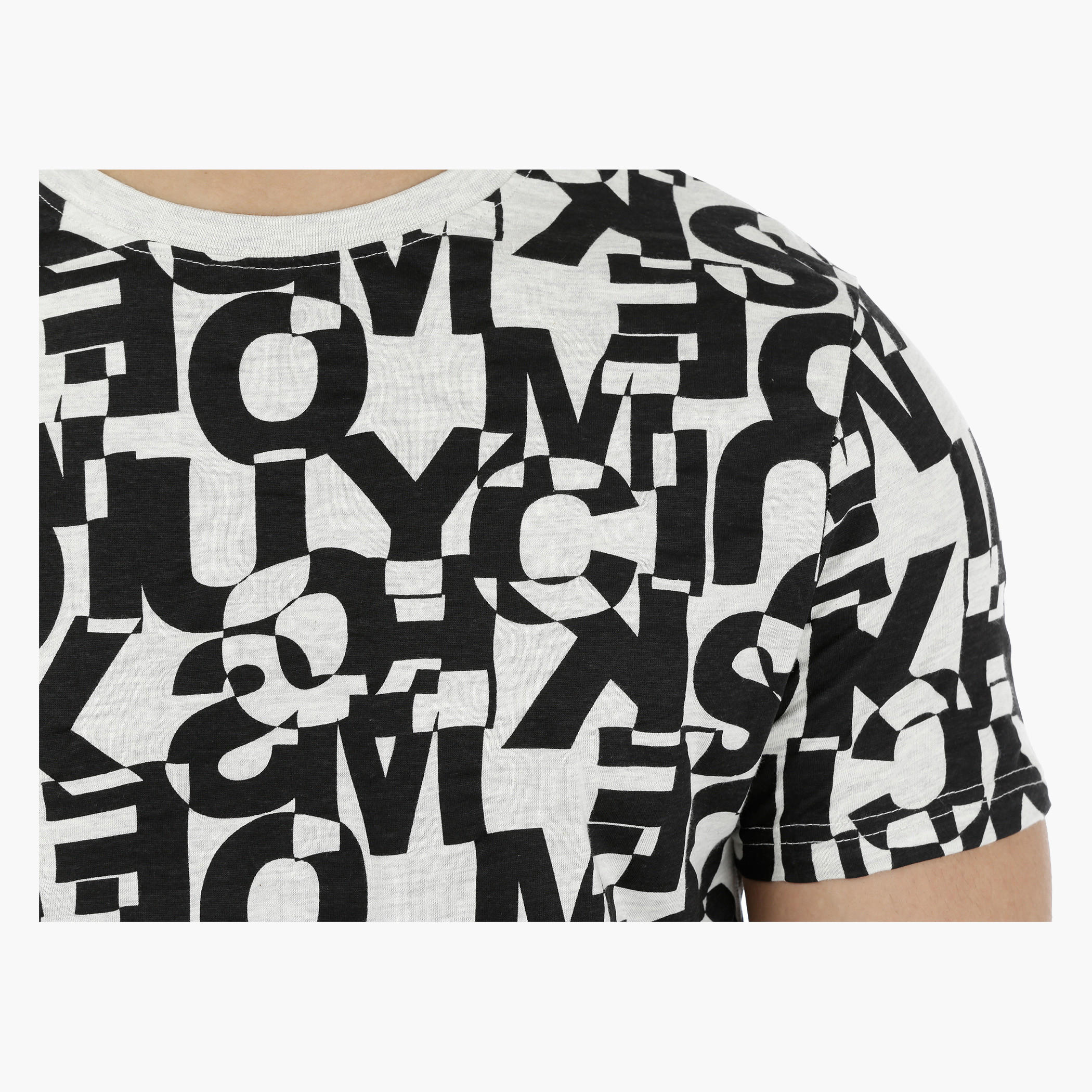 Printed T-Shirt with Short Sleeves-men-clothing-tshirtsandpolos-tshirts-image-4