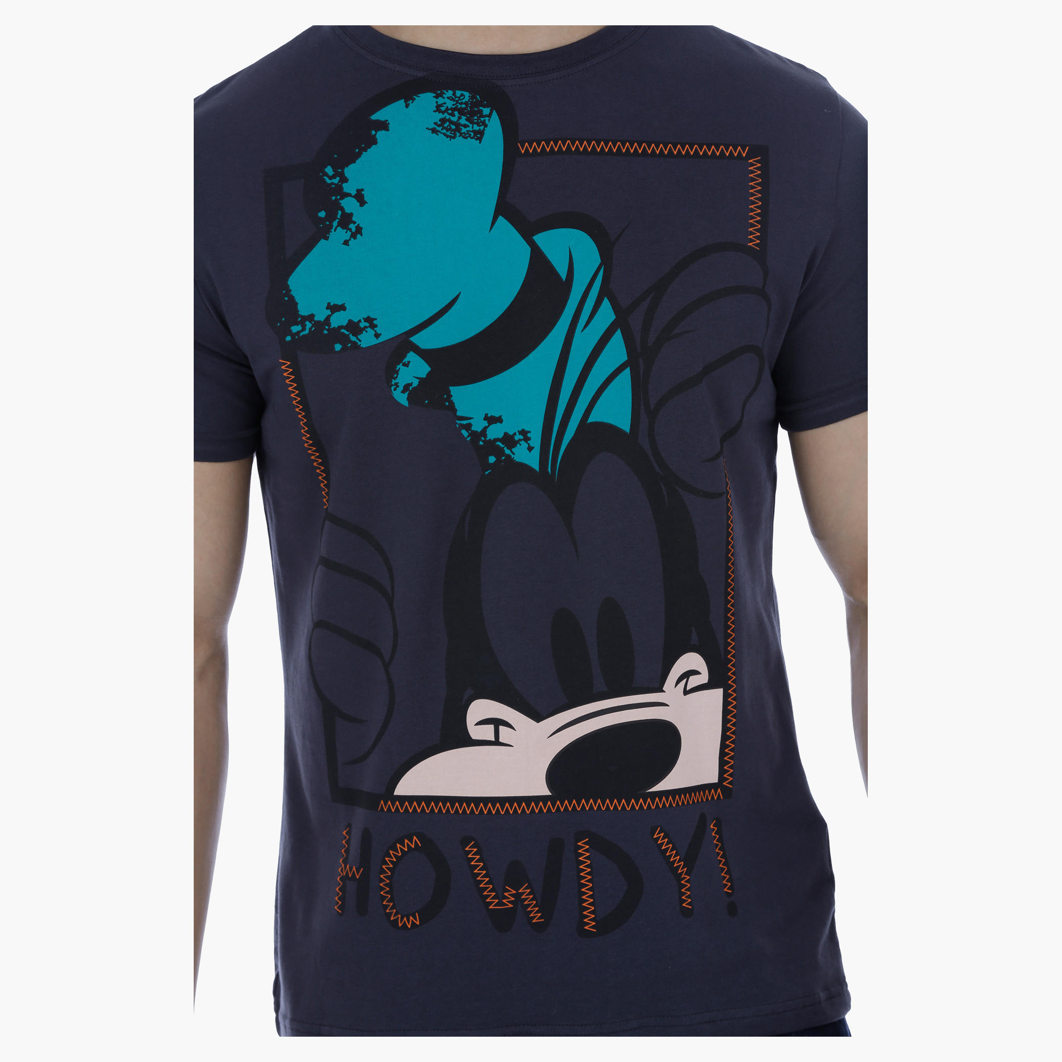 Goofy Printed T-Shirt with Short Sleeves.-men-clothing-tshirtsandpolos-tshirts-image-4