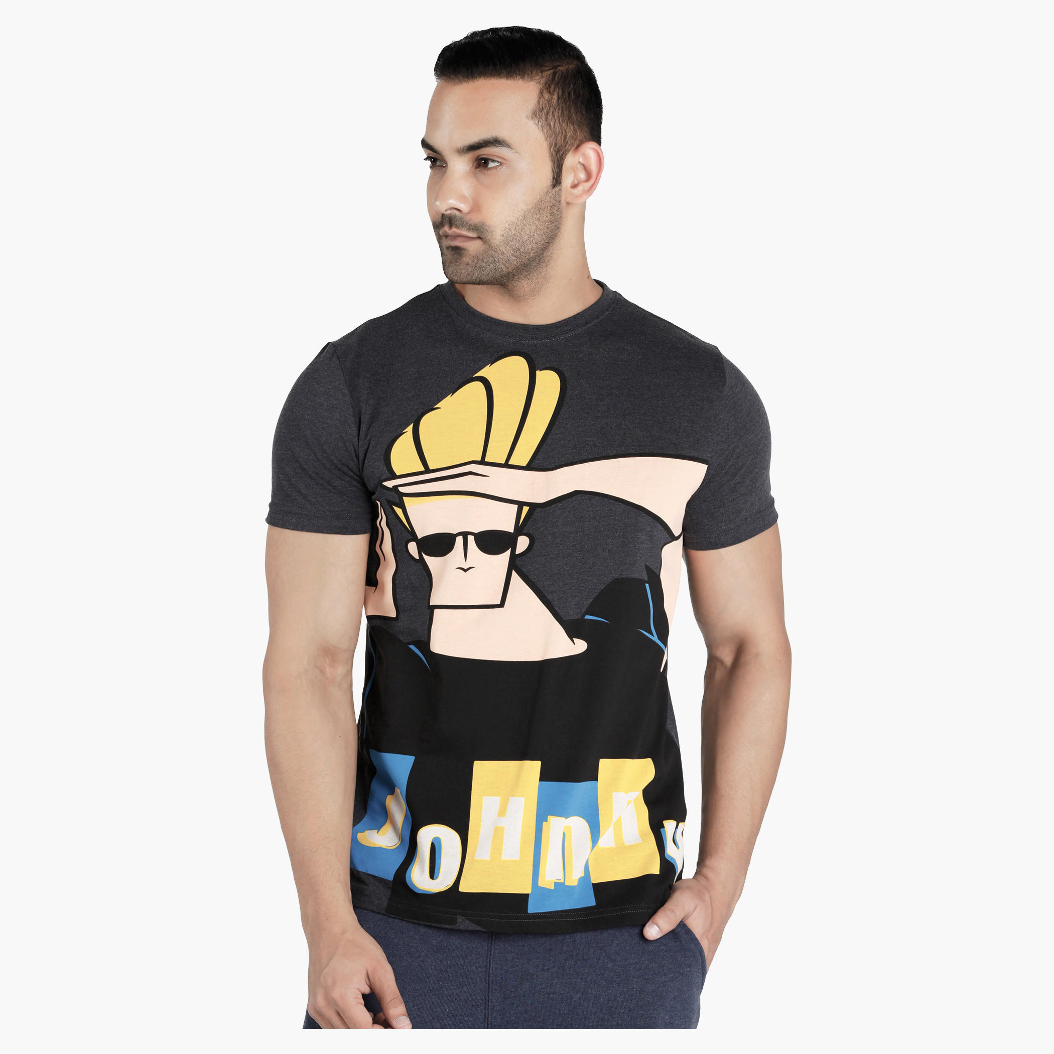Johnny Bravo Printed T-Shirt-men-clothing-tshirtsandpolos-tshirts-image-5