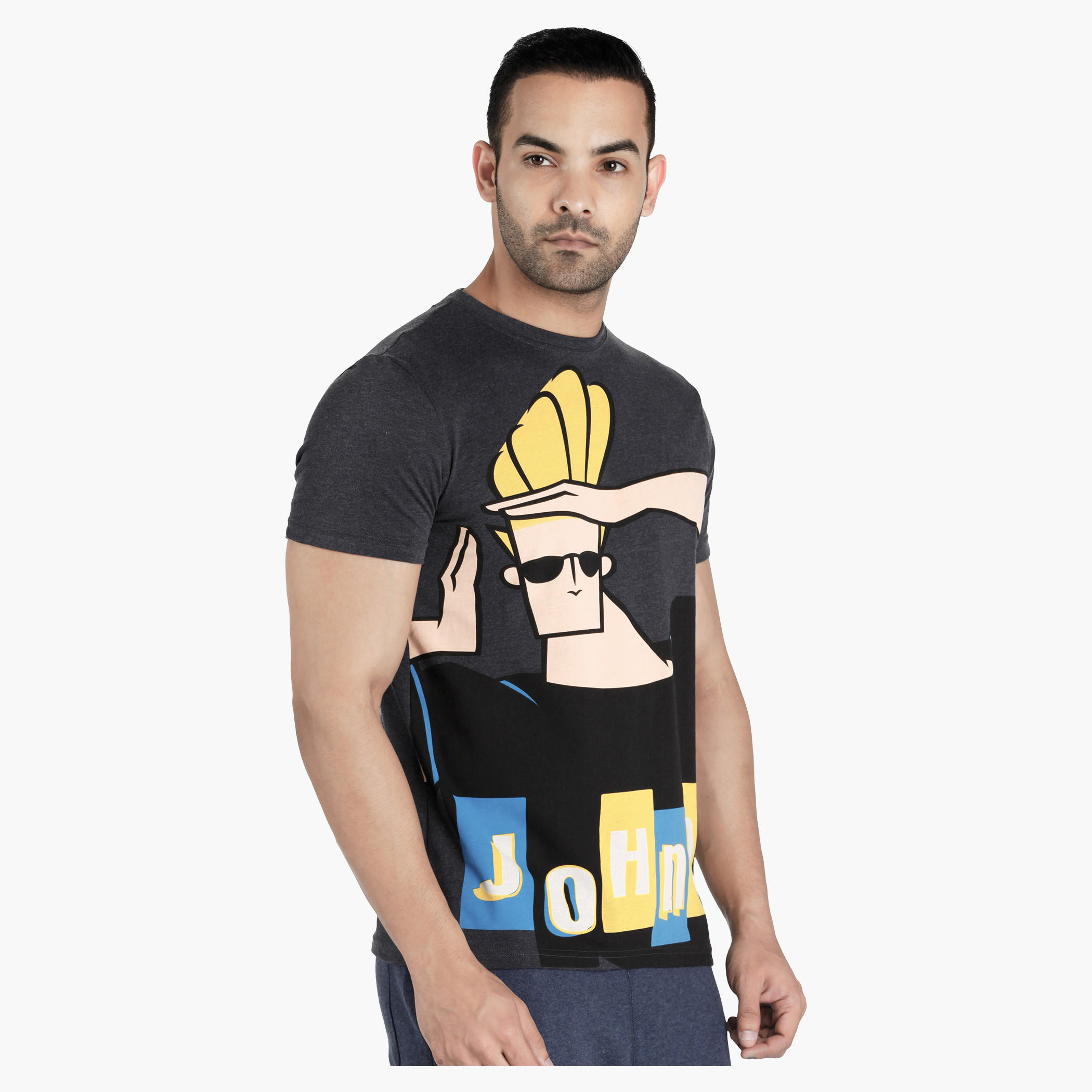 Johnny Bravo Printed T-Shirt-men-clothing-tshirtsandpolos-tshirts-image-3