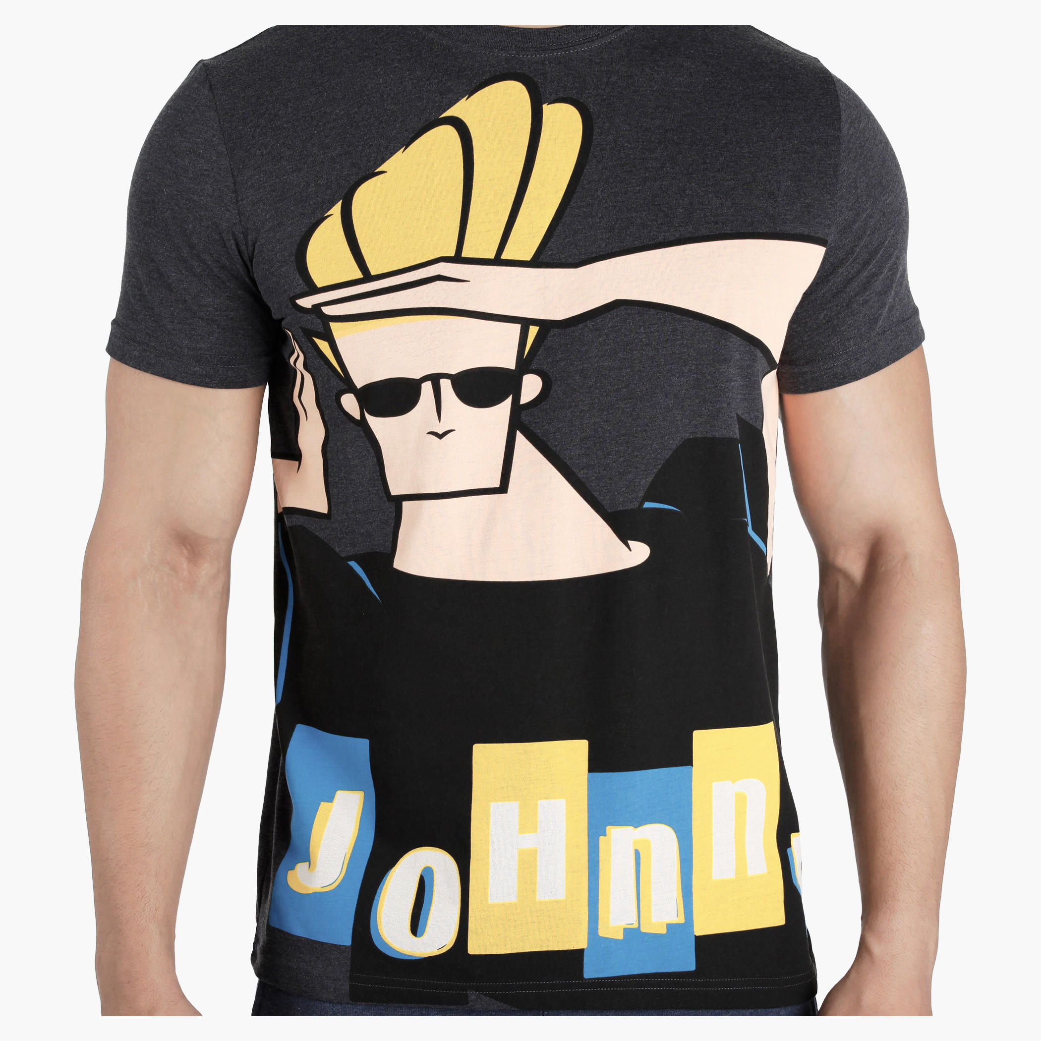 Johnny Bravo Printed T-Shirt-men-clothing-tshirtsandpolos-tshirts-image-2