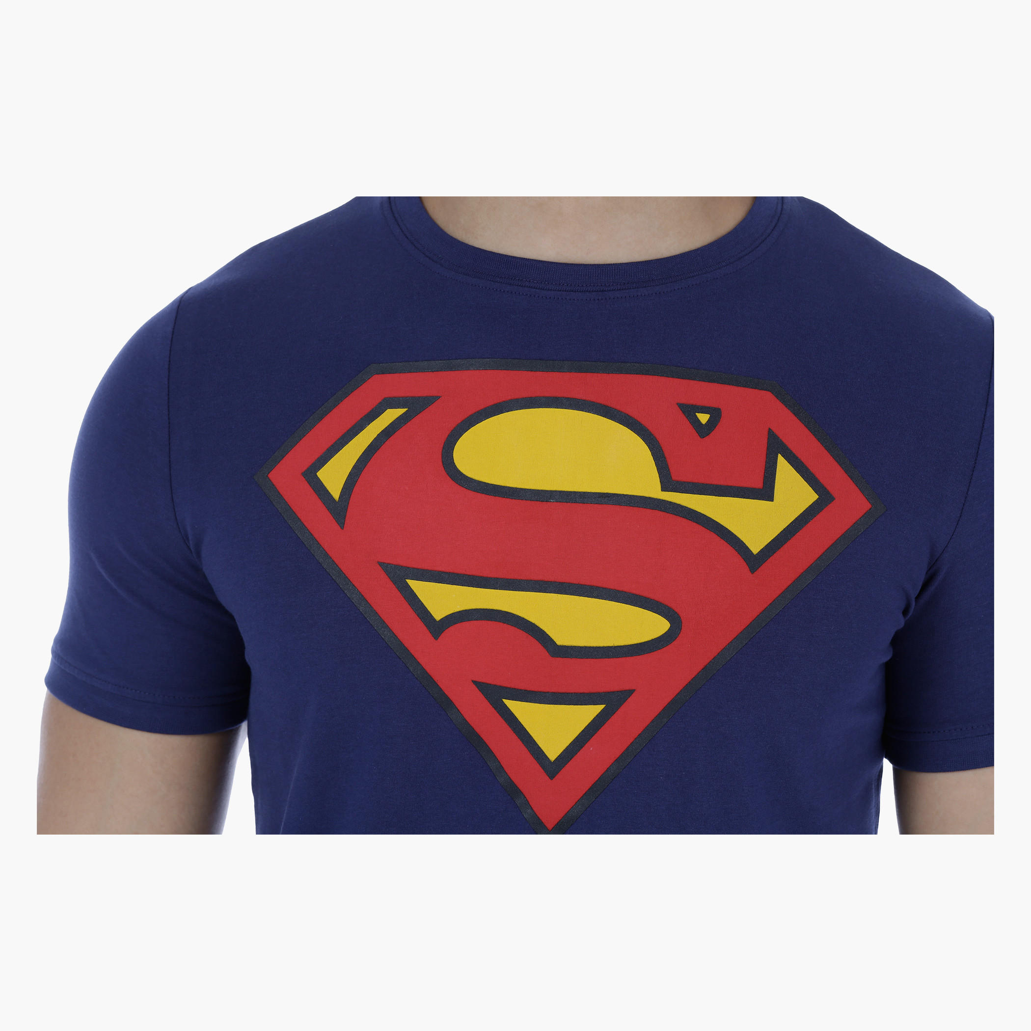 Superman Printed T-Shirt with Short Sleeves.-men-clothing-tshirtsandpolos-tshirts-image-4