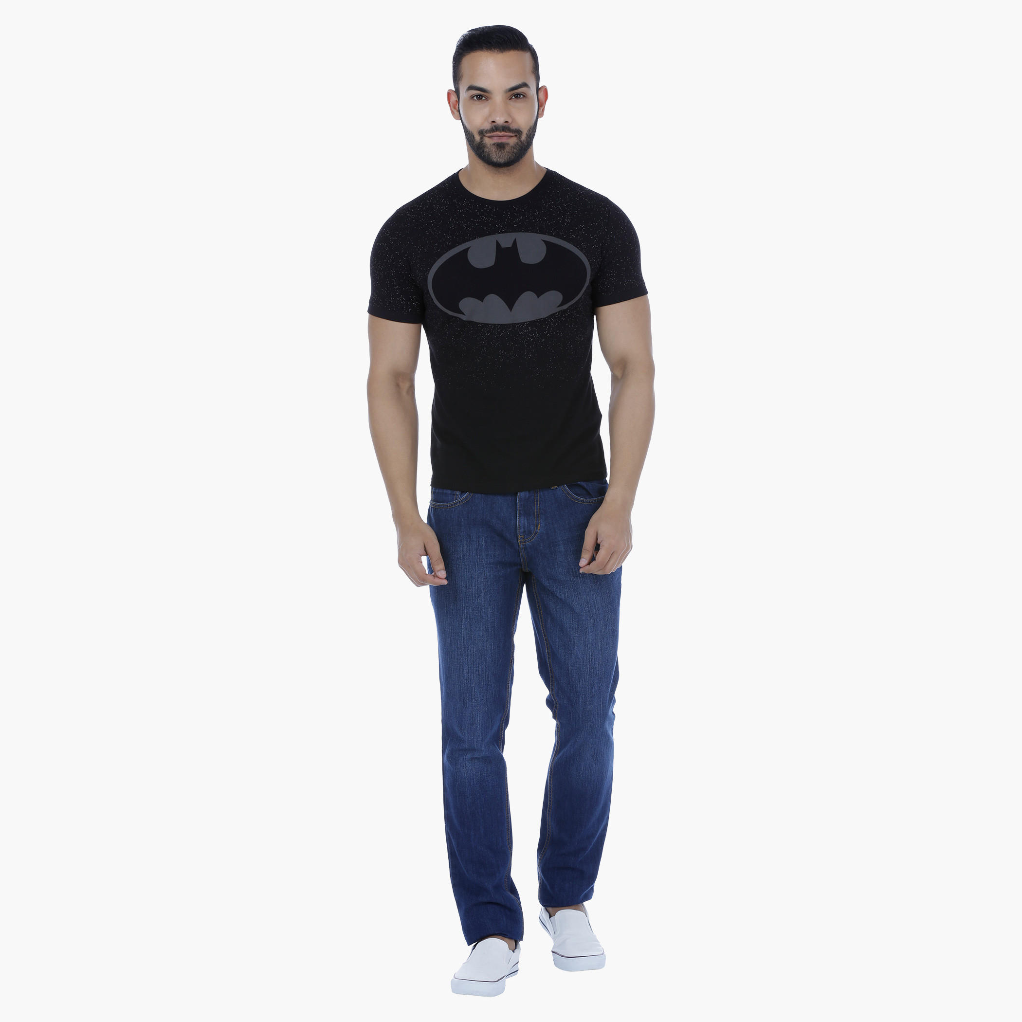 Batman Printed T-Shirt with Short Sleeves-men-clothing-tshirtsandpolos-tshirts-image-5
