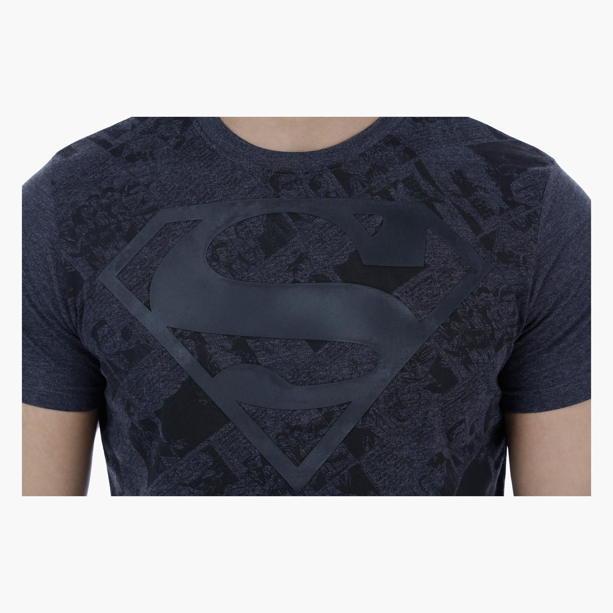 Superman Printed T-Shirt with Short Sleeves.-men-clothing-tshirtsandpolos-tshirts-image-4
