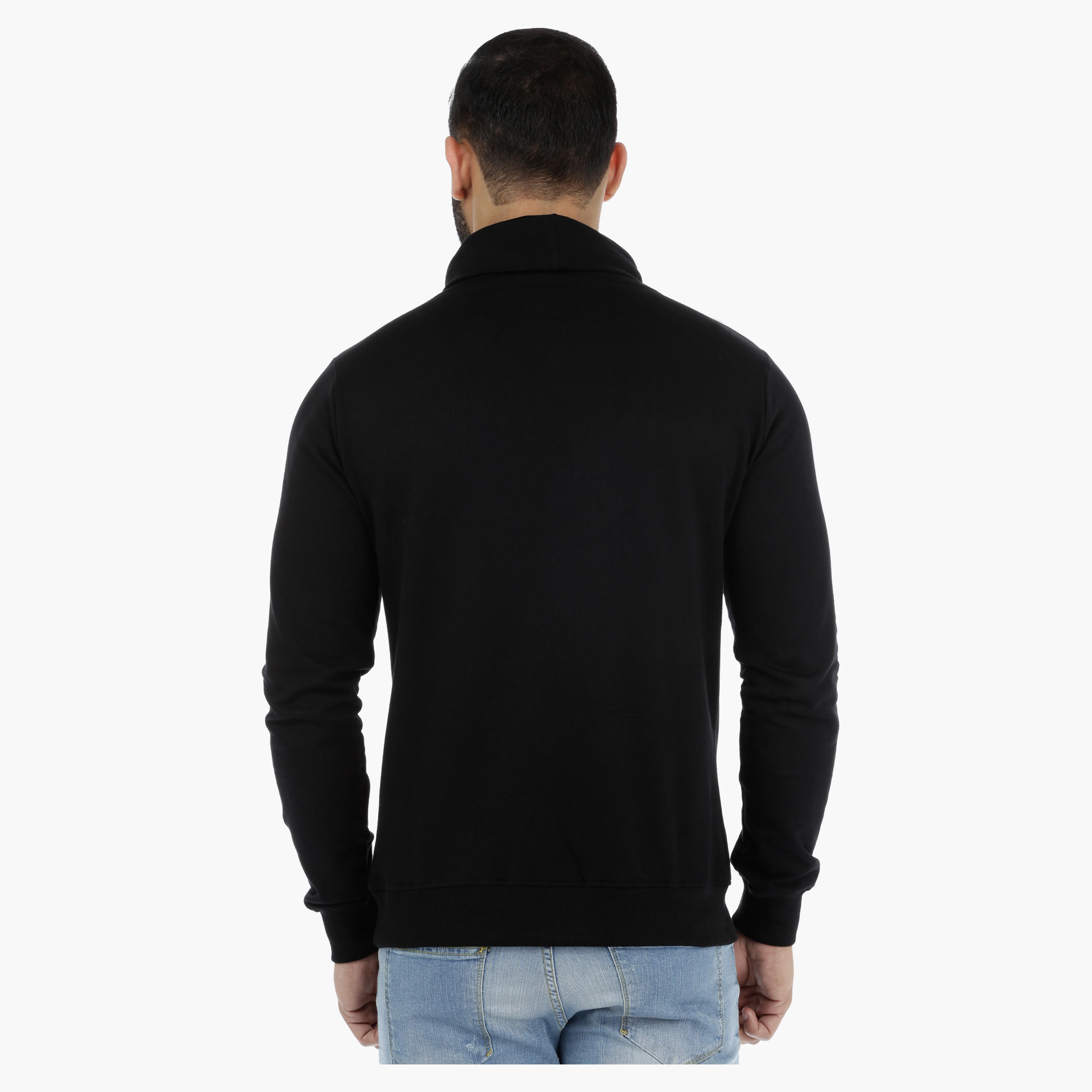 Superman Long Sleeves Sweatshirt with Zip Detail-men-winterwear-hoodiesandsweatshirts-image-4