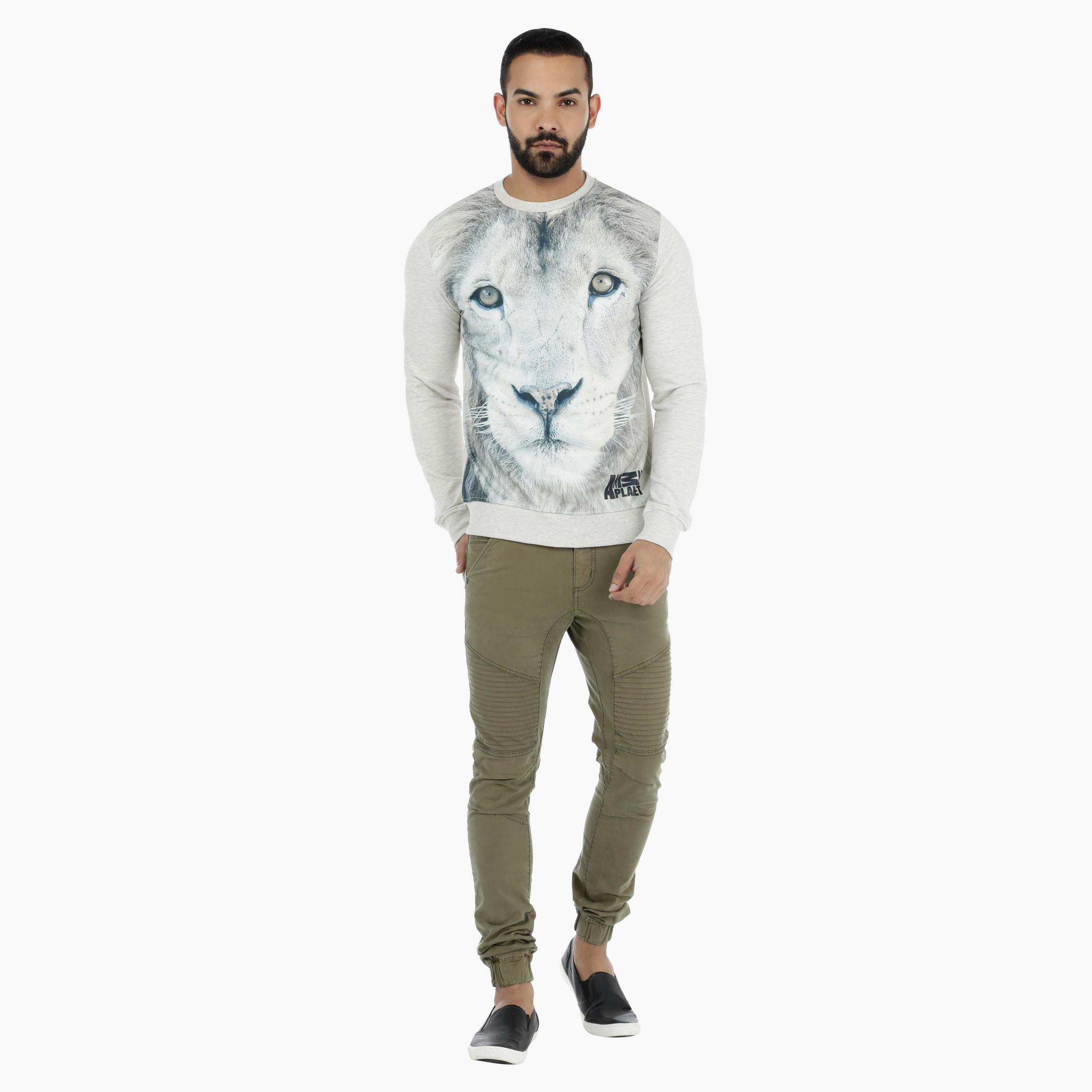 Animal Planet Printed Long Sleeves Sweatshirt-men-winterwear-hoodiesandsweatshirts-image-1