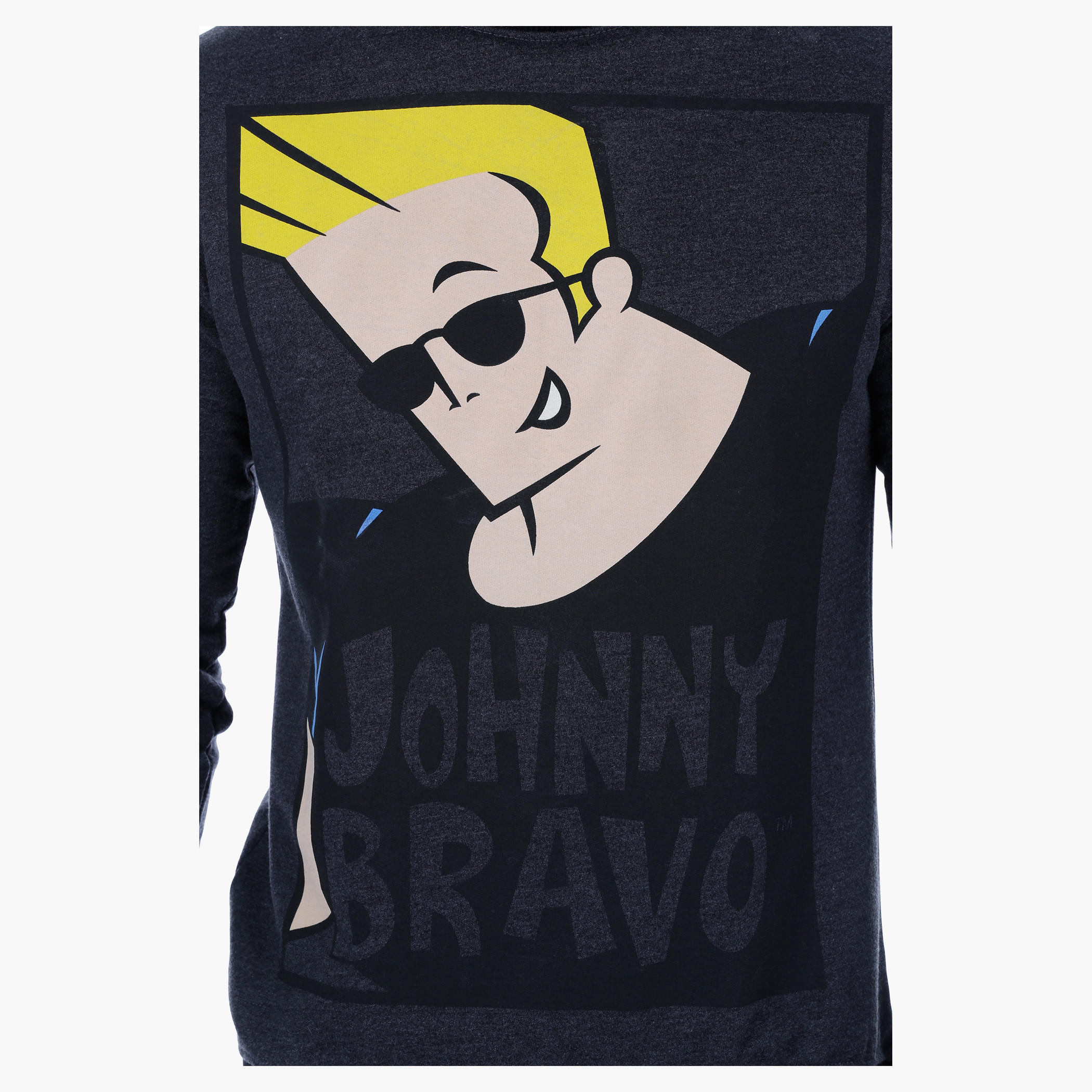 Johnny Bravo Printed T-Shirt with Long Sleeves-men-winterwear-hoodiesandsweatshirts-image-4