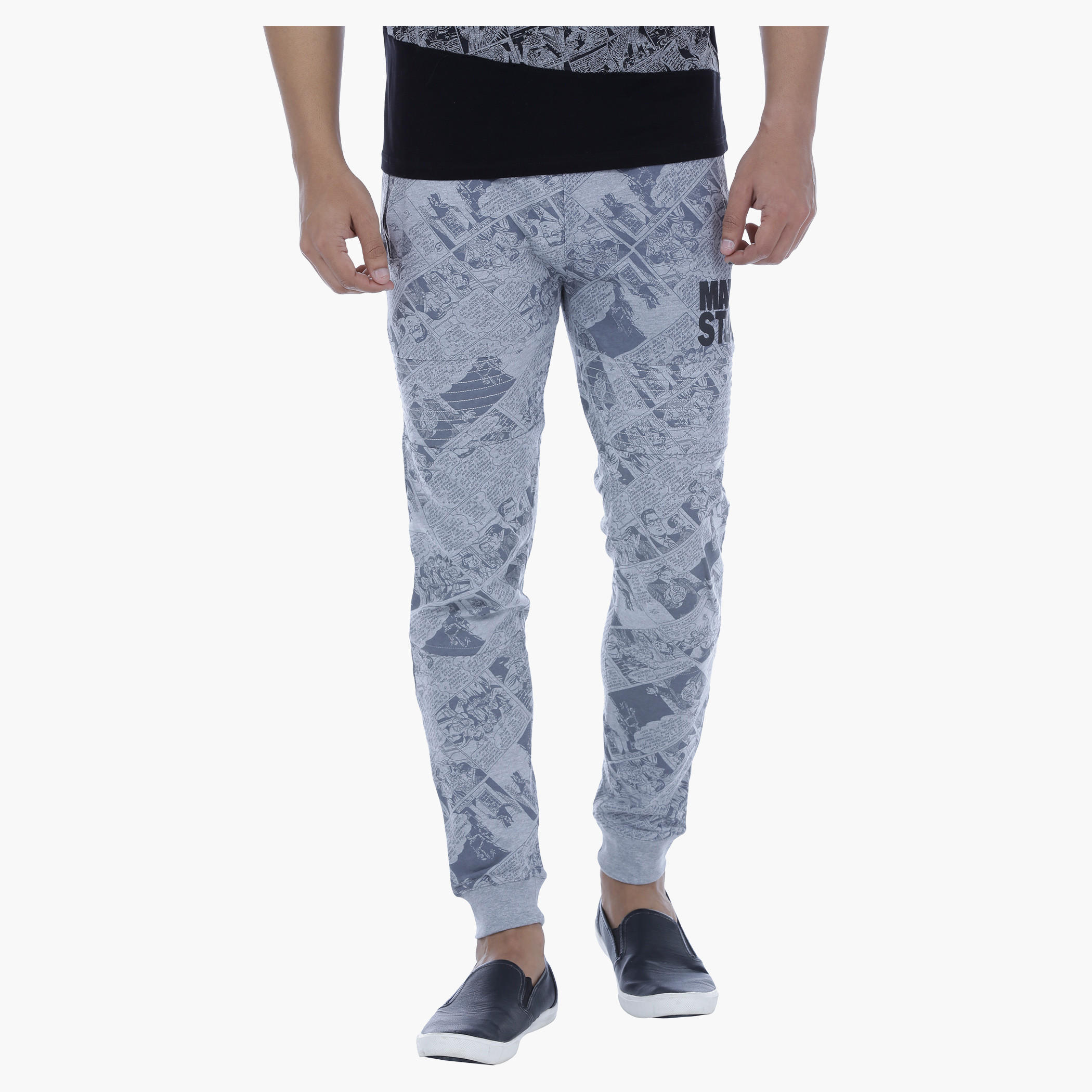 Superman Printed Jog Pants-men-clothing-bottoms-joggers-image-1