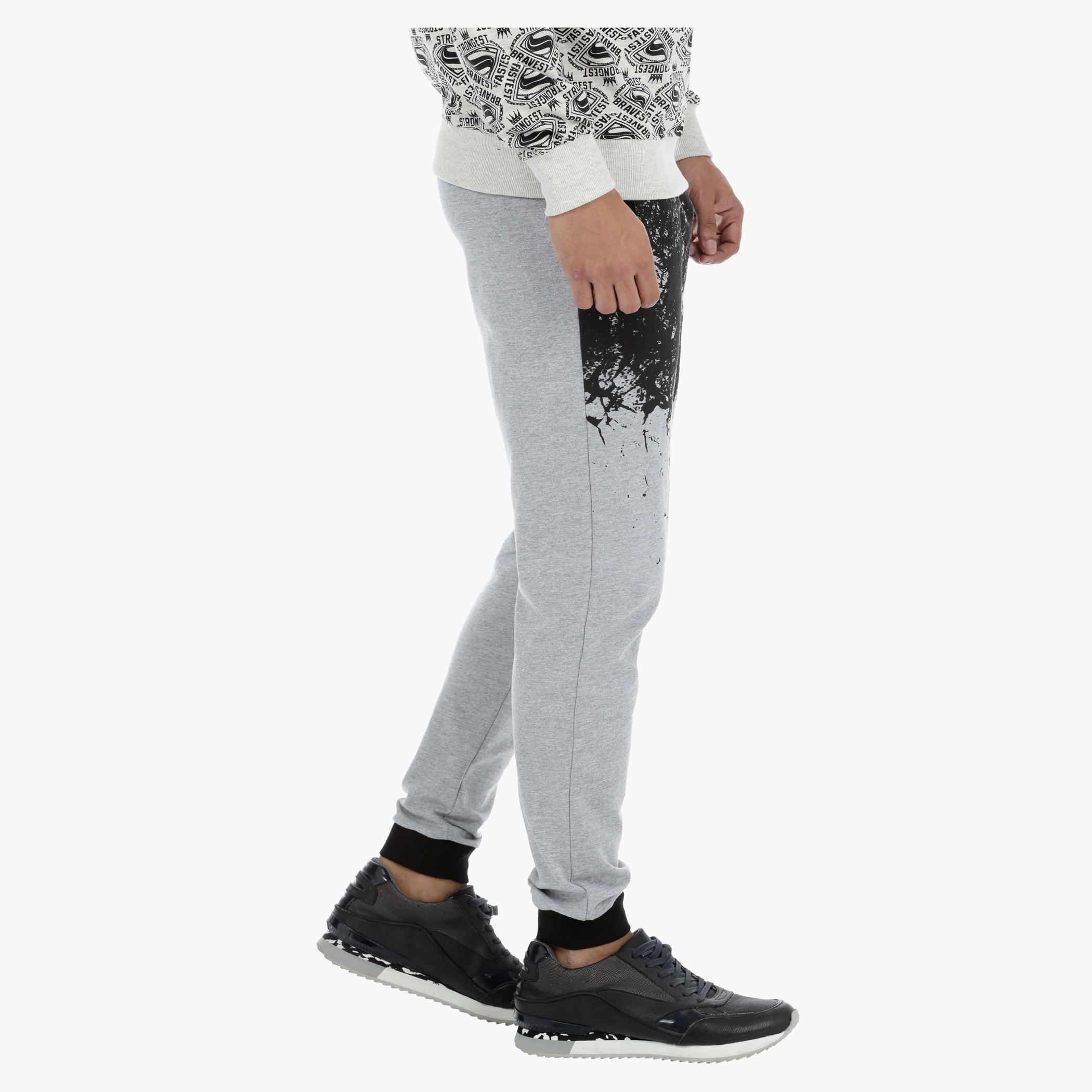 Printed Jog Pants with Cuffed Hem-men-clothing-bottoms-joggers-image-3