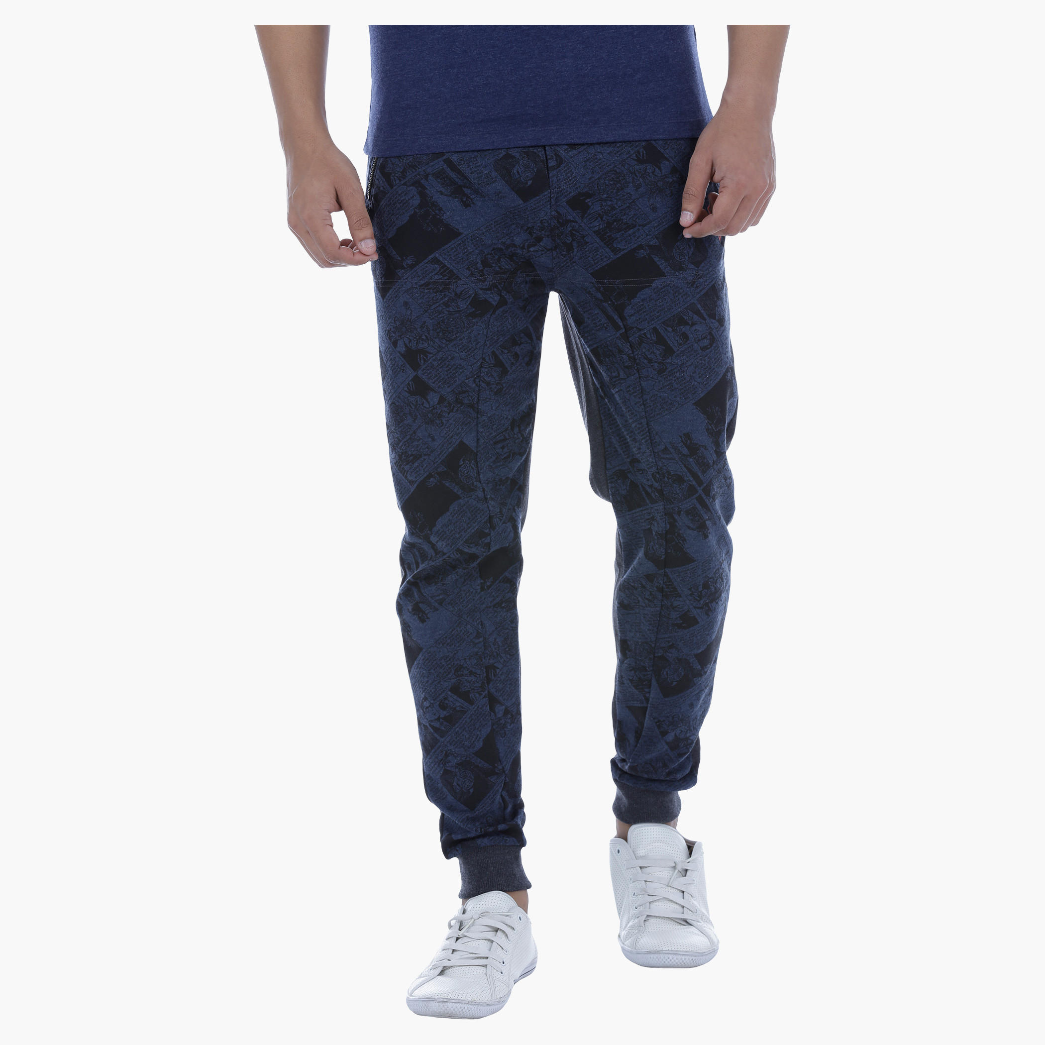 Superman Printed Jog Pants-men-clothing-bottoms-joggers-image-1