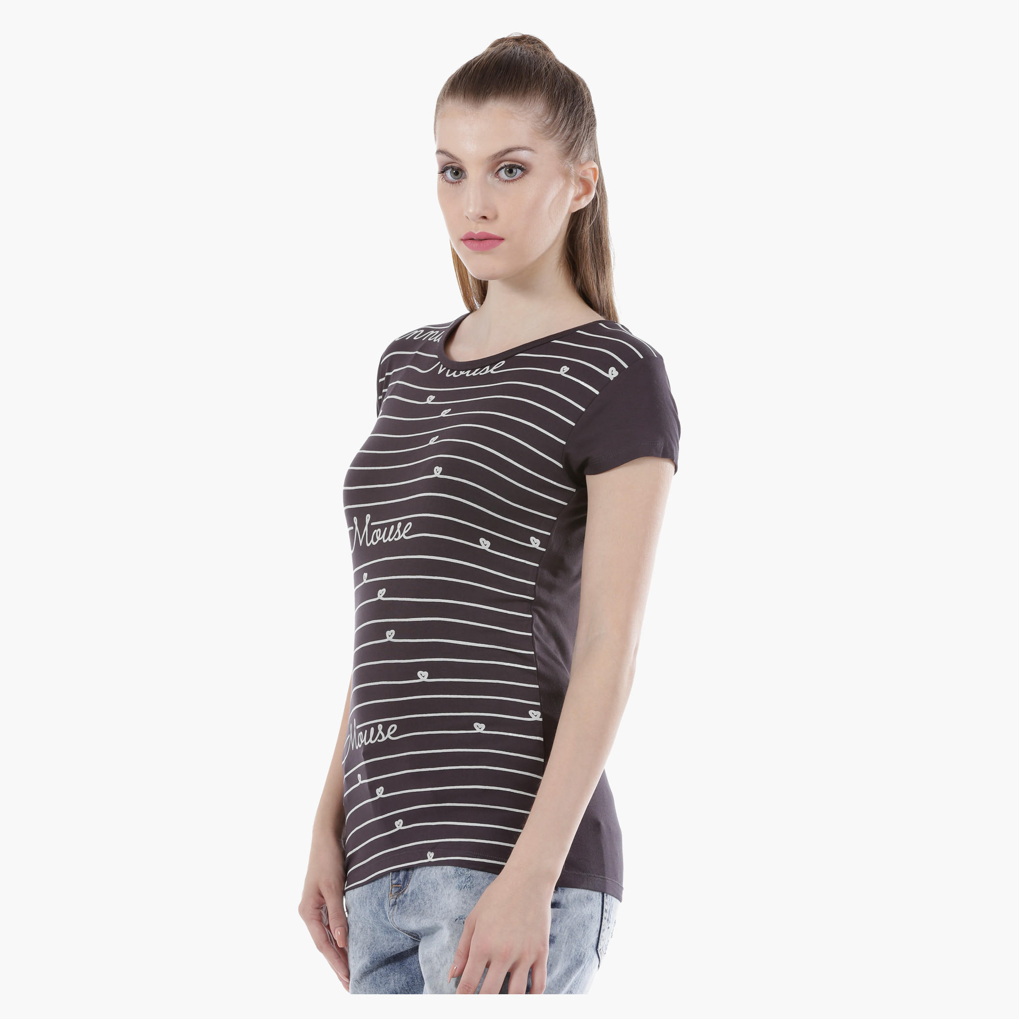 Knit T-Shirt in Regular Fit-women-clothing-tshirts-image-3