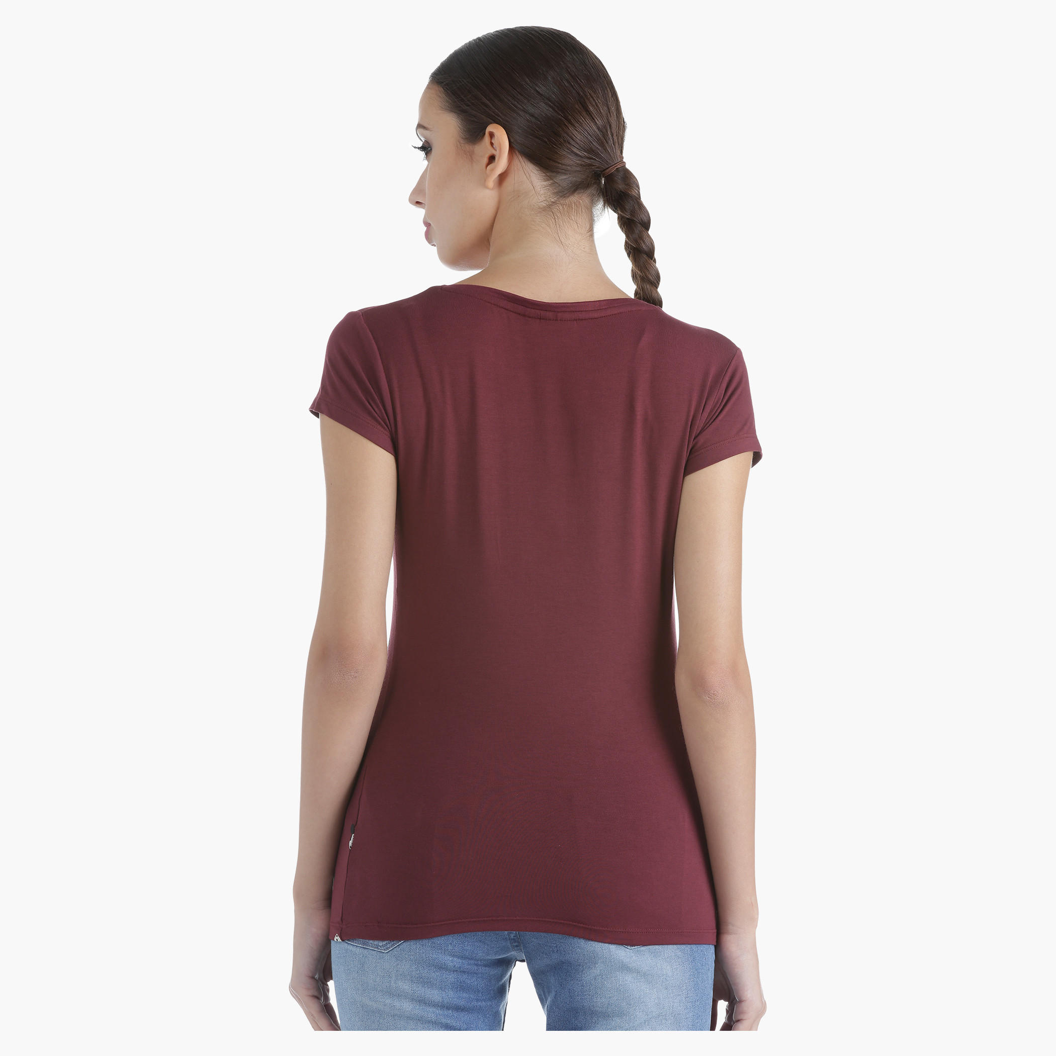 Knit T-Shirt in Regular Fit-women-clothing-tshirts-image-2