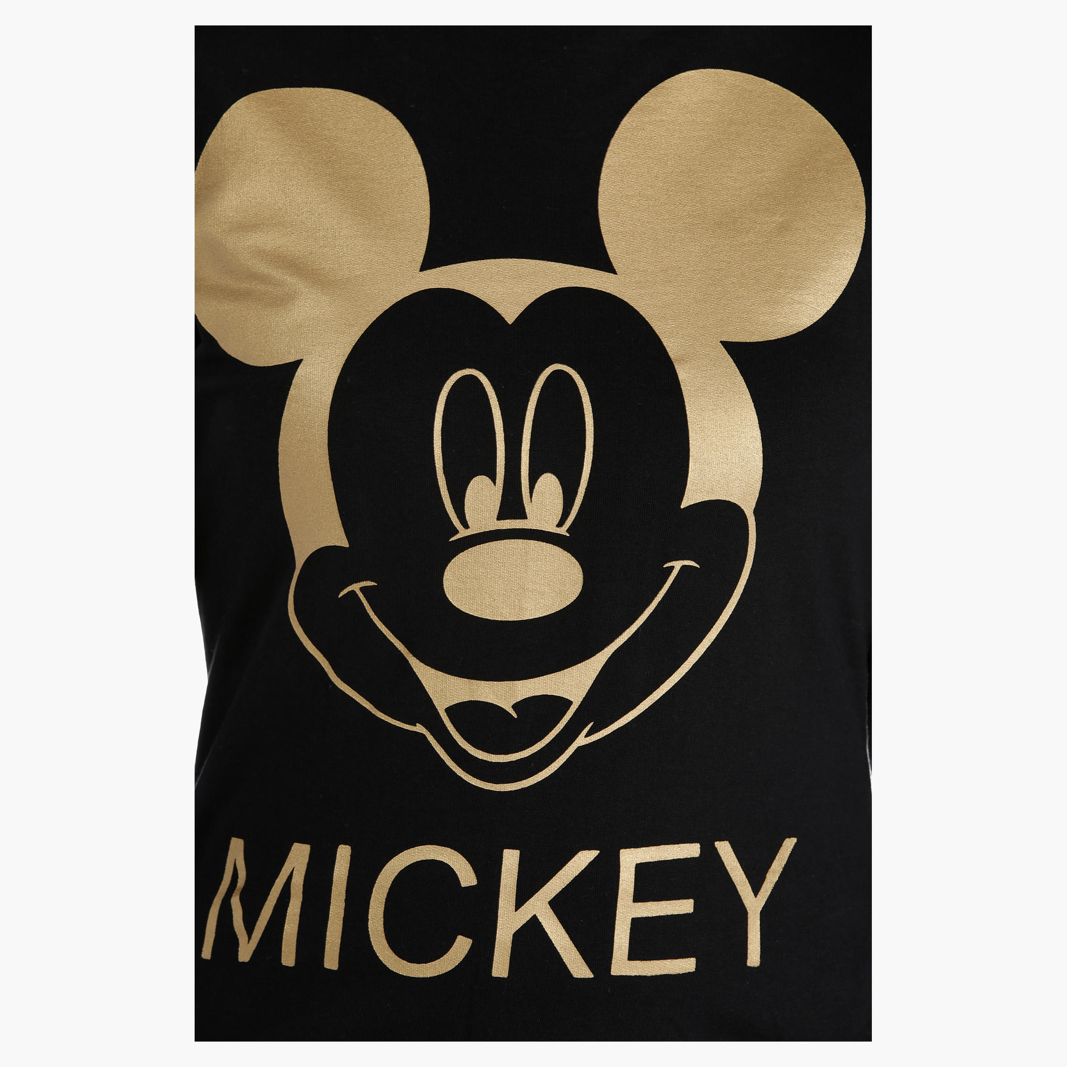 Mickey Mouse Printed Sweatshirt with Short Sleeves-women-winterwear-hoodiesandsweatshirts-sweatshirts-image-4