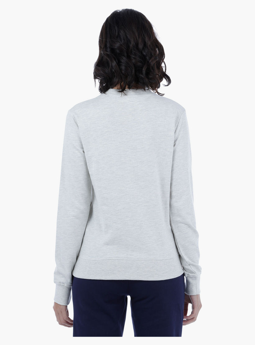 Minni Mouse Printed Sweatshirt with Long Sleeves-women-winterwear-hoodiesandsweatshirts-sweatshirts-image-4