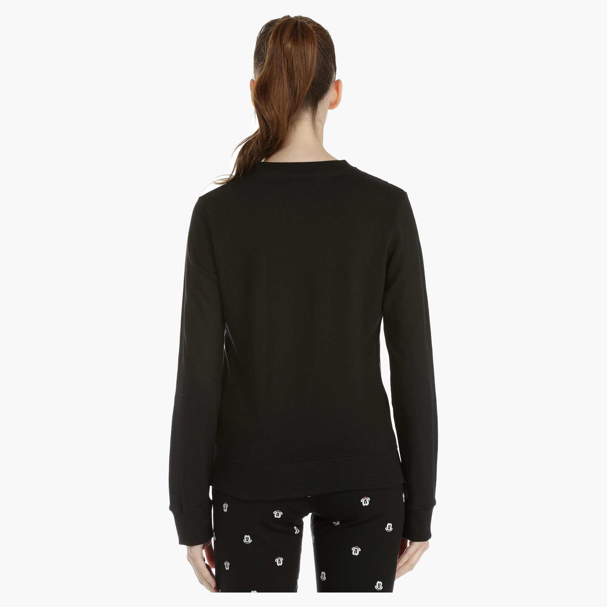 Mickey Mouse Sweatshirt with Long Sleeves-women-winterwear-hoodiesandsweatshirts-sweatshirts-image-4