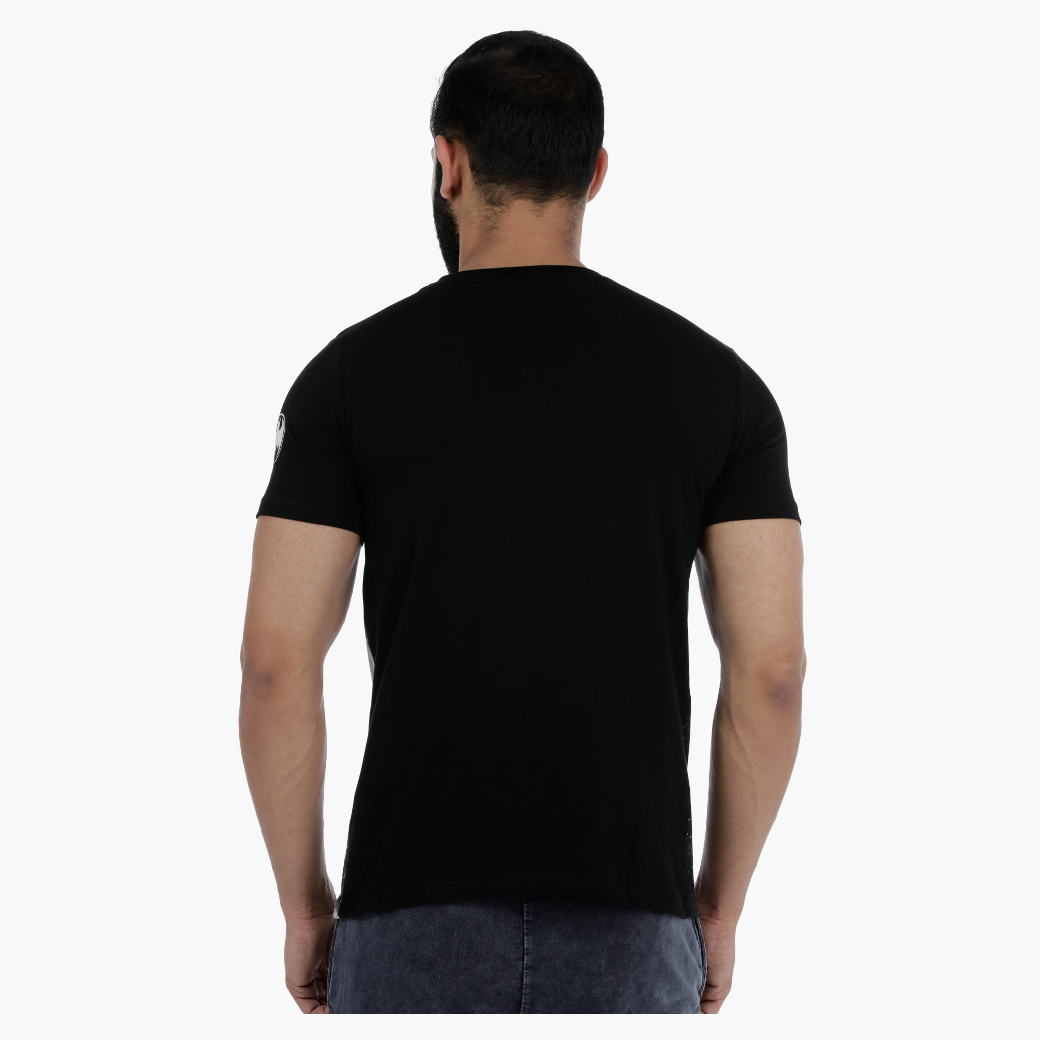 Batman Printed T-Shirt with Short Sleeves-men-clothing-tshirtsandpolos-tshirts-image-2
