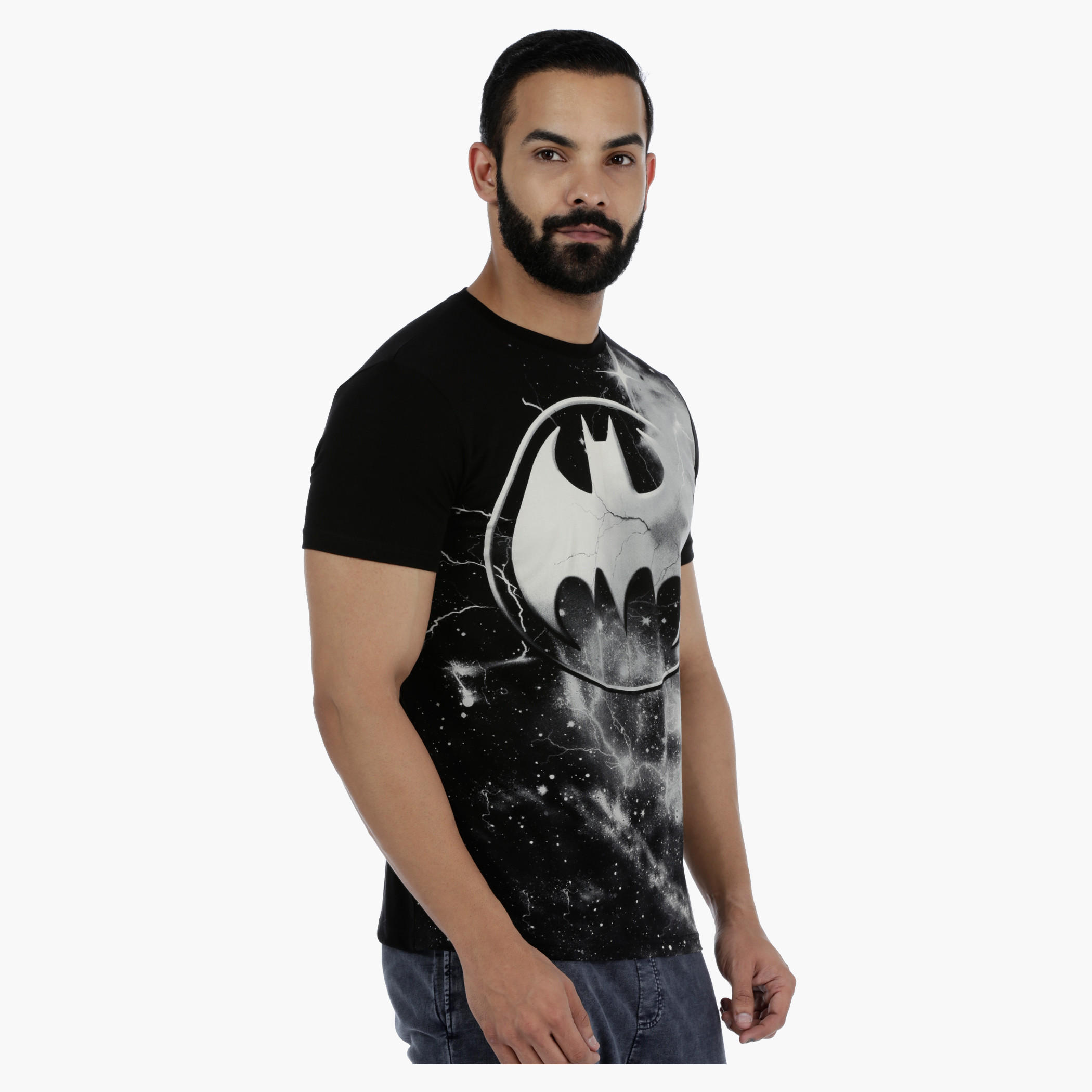 Batman Printed T-Shirt with Short Sleeves-men-clothing-tshirtsandpolos-tshirts-image-3