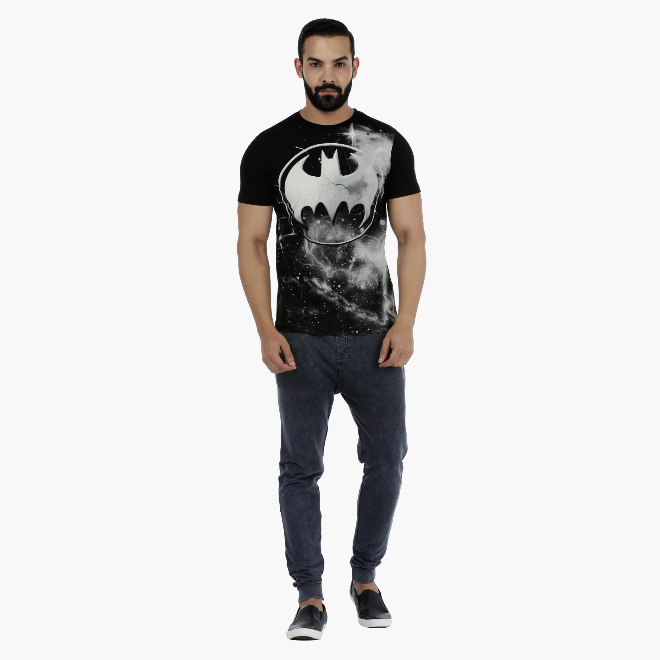 Batman Printed T-Shirt with Short Sleeves-men-clothing-tshirtsandpolos-tshirts-image-5