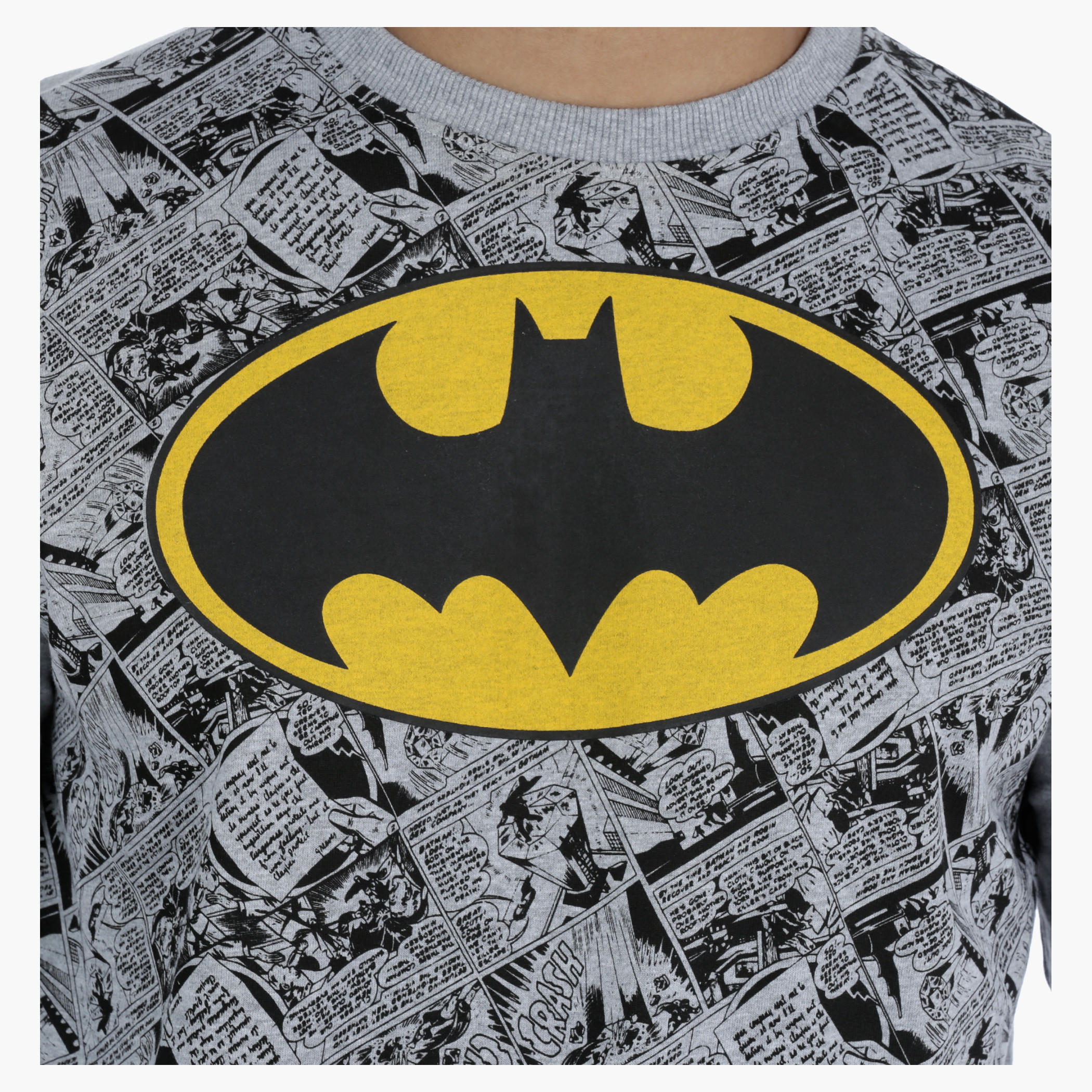 Batman Printed Sweatshirt with Long Sleeves-men-winterwear-hoodiesandsweatshirts-image-4