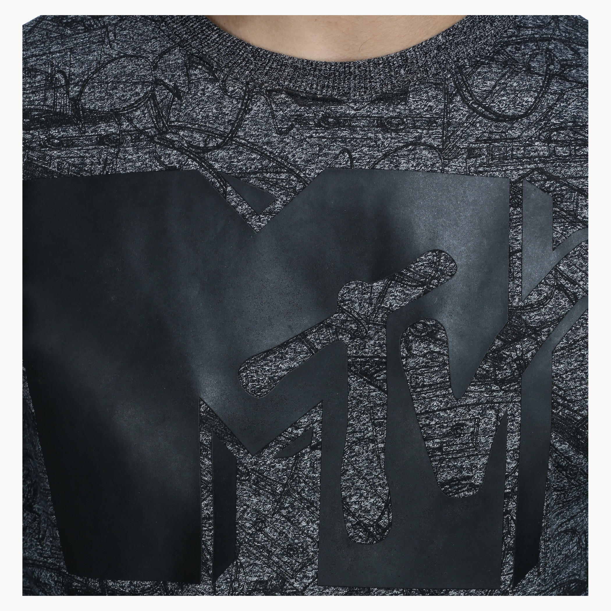 Printed Crew Neck Sweatshirt with Long Sleeves-men-winterwear-hoodiesandsweatshirts-image-4