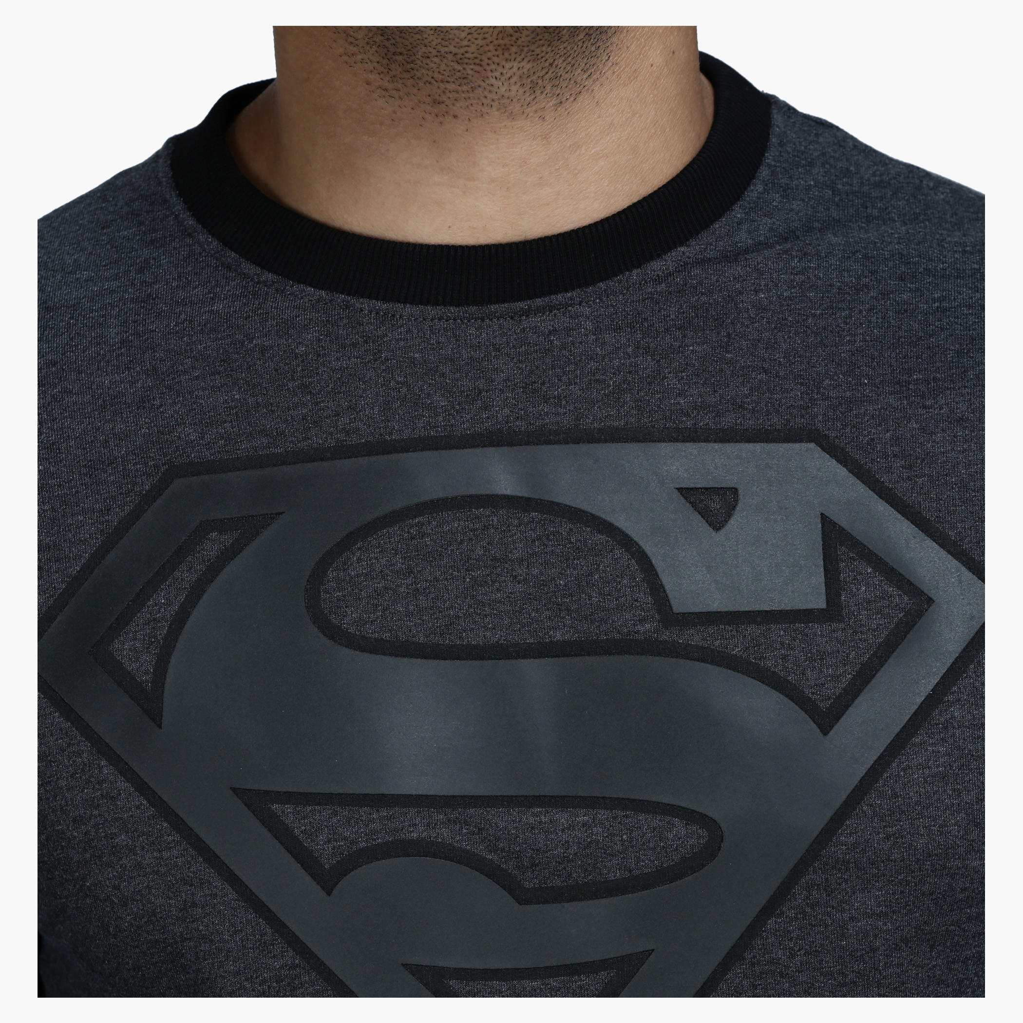 Printed Crew Neck Sweatshirt with Long Sleeves-men-winterwear-hoodiesandsweatshirts-image-4