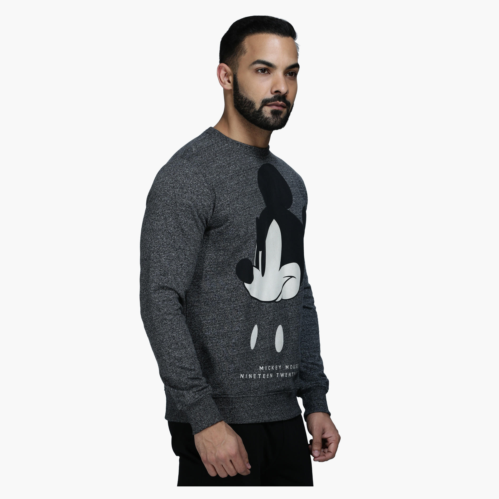 Printed Crew Neck Sweatshirt with Long Sleeves-men-winterwear-hoodiesandsweatshirts-image-3