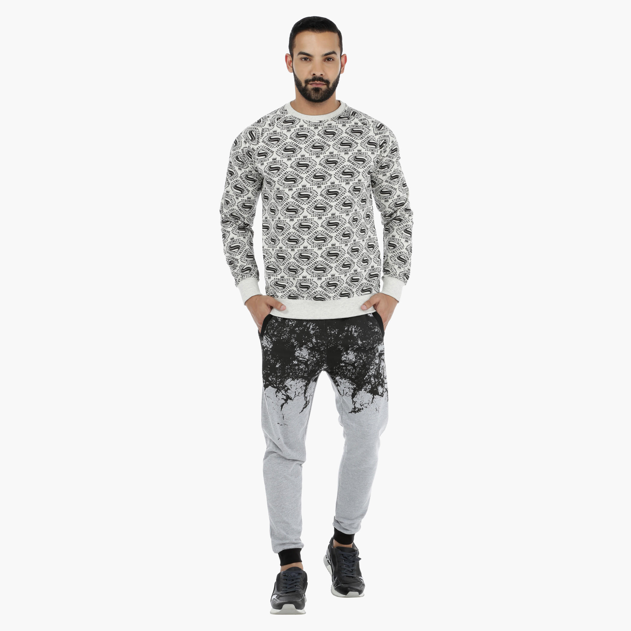 Superman Printed Long Sleeves Sweatshirt-men-winterwear-hoodiesandsweatshirts-image-5