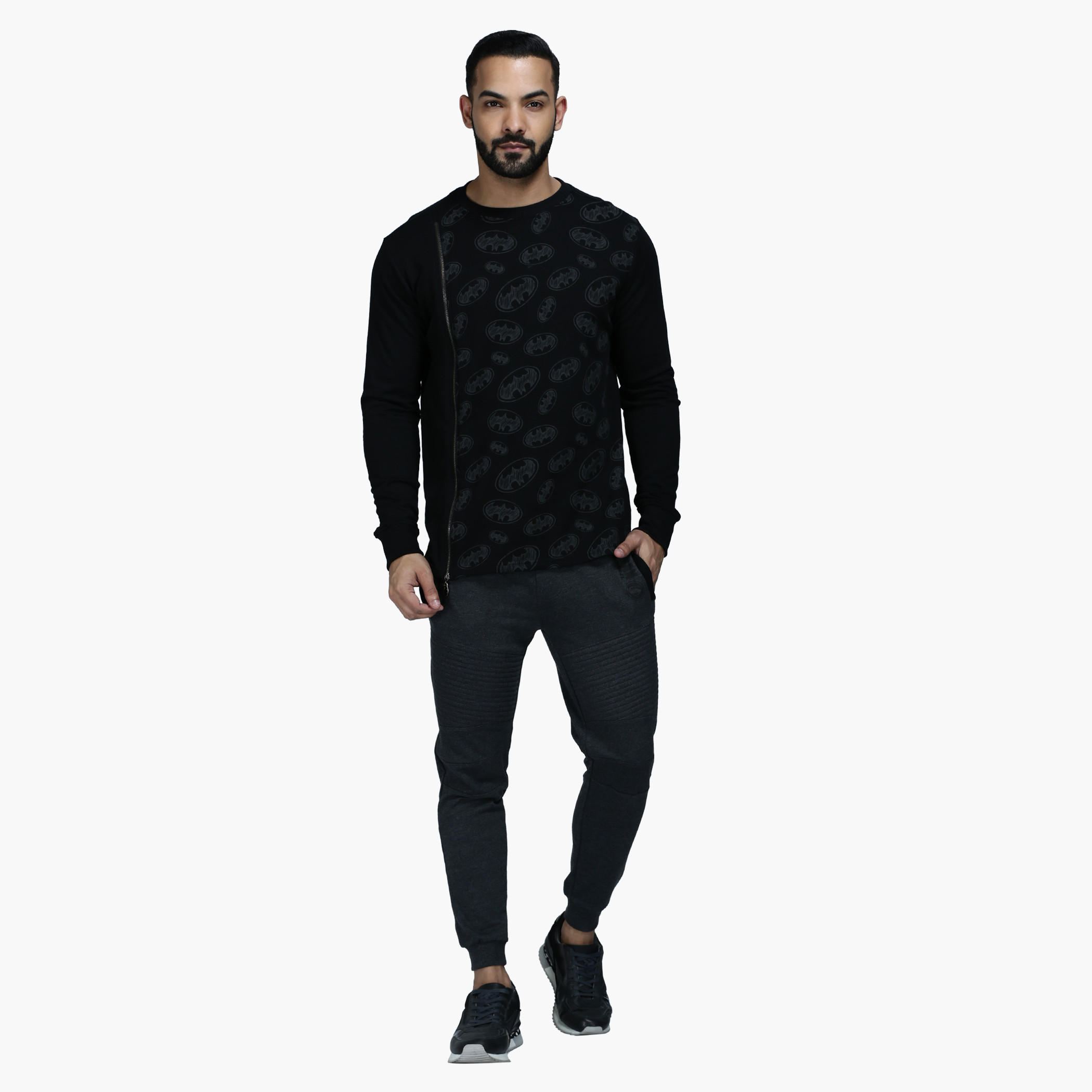Printed Crew Neck T-Shirt with Long Sleeves-men-clothing-tshirtsandpolos-tshirts-image-5