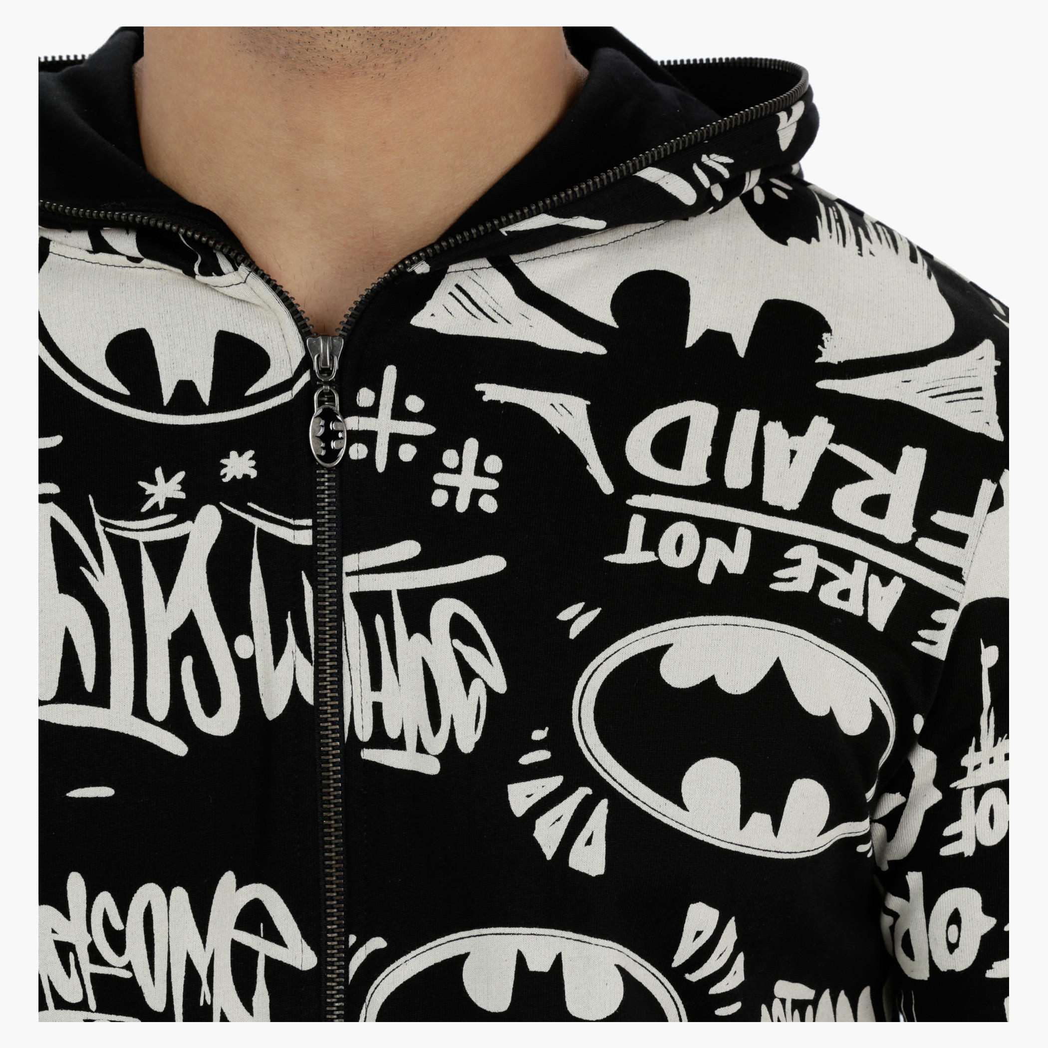 Batman Printed Long Sleeves Hooded Sweatshirt-men-winterwear-hoodiesandsweatshirts-image-4