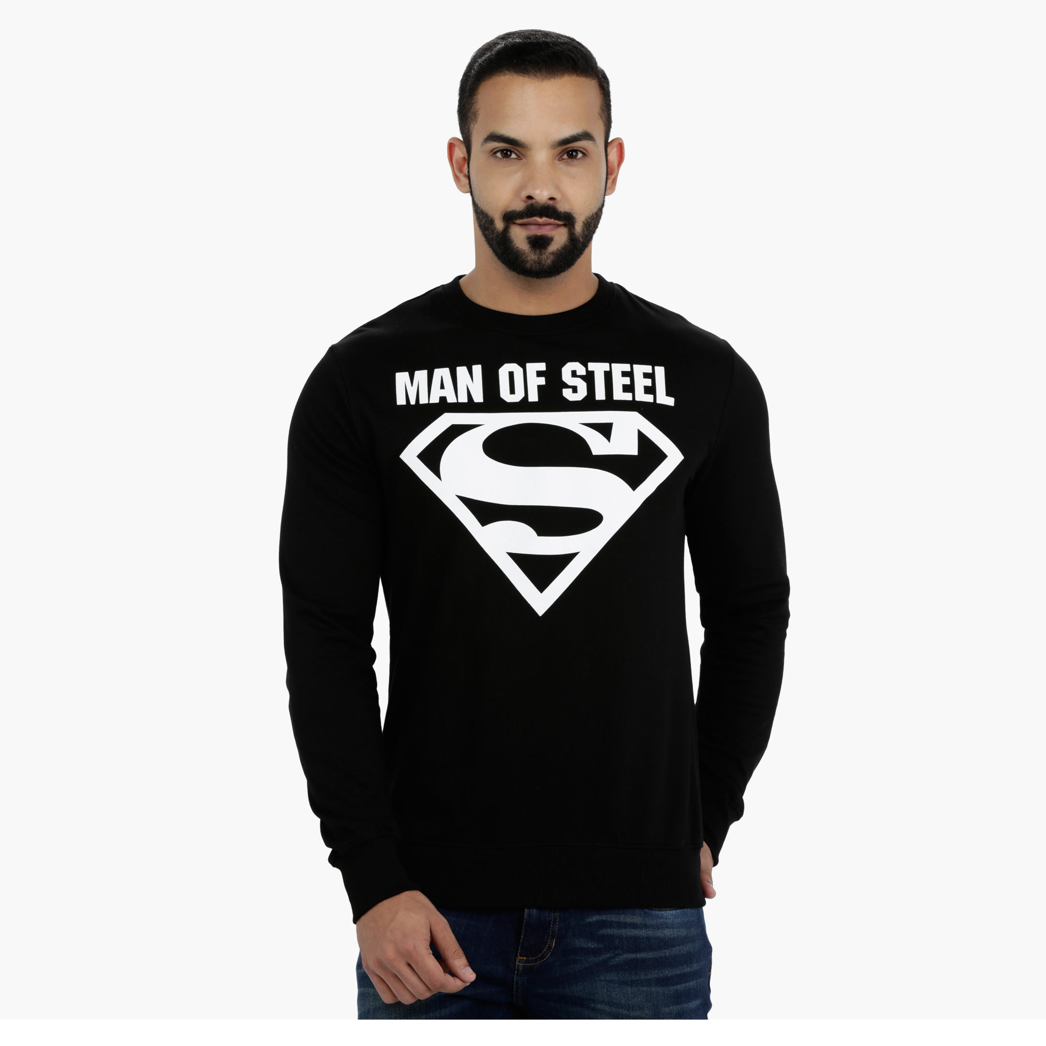 Printed Round Neck Long Sleeves Sweatshirt-men-winterwear-hoodiesandsweatshirts-image-1
