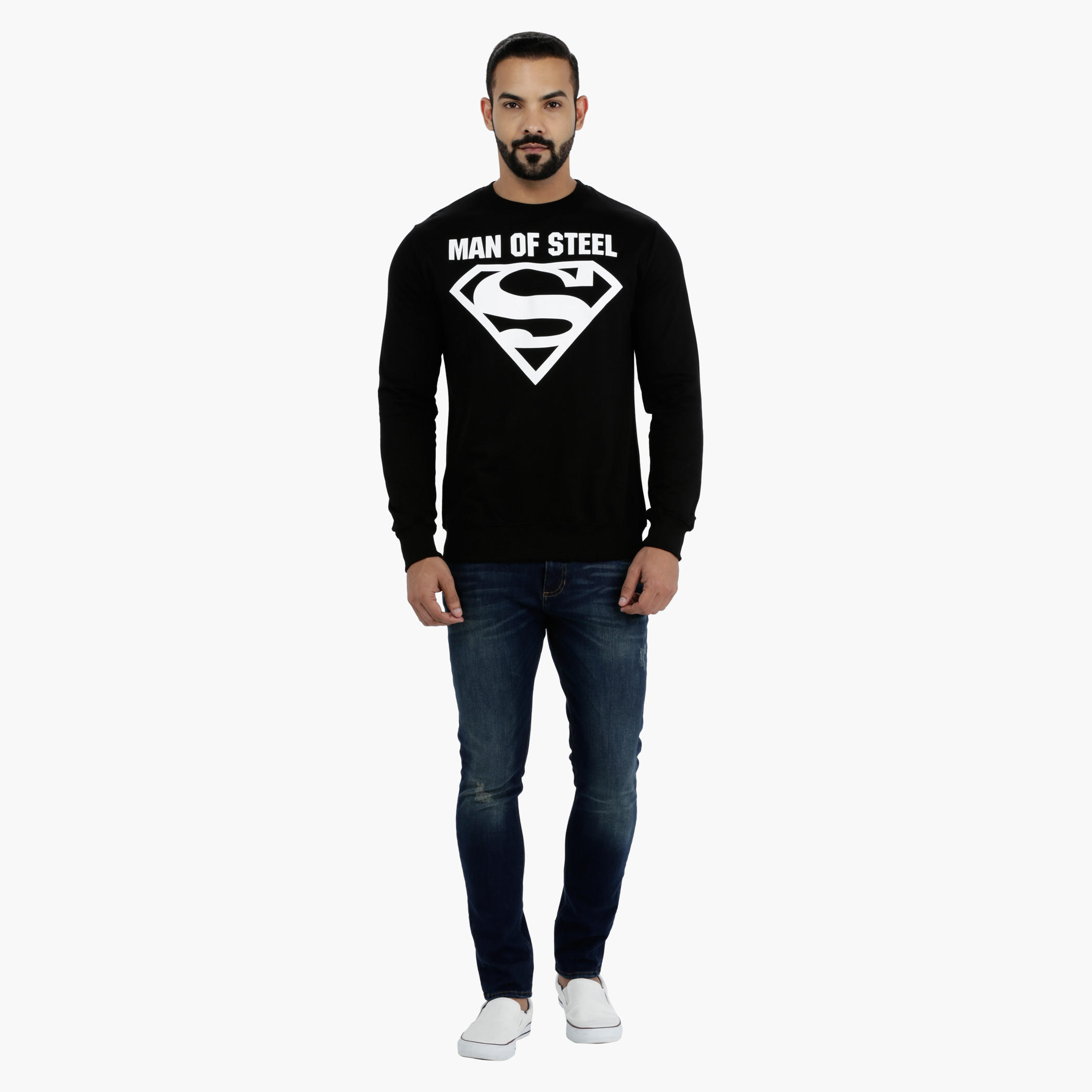 Printed Round Neck Long Sleeves Sweatshirt-men-winterwear-hoodiesandsweatshirts-image-5