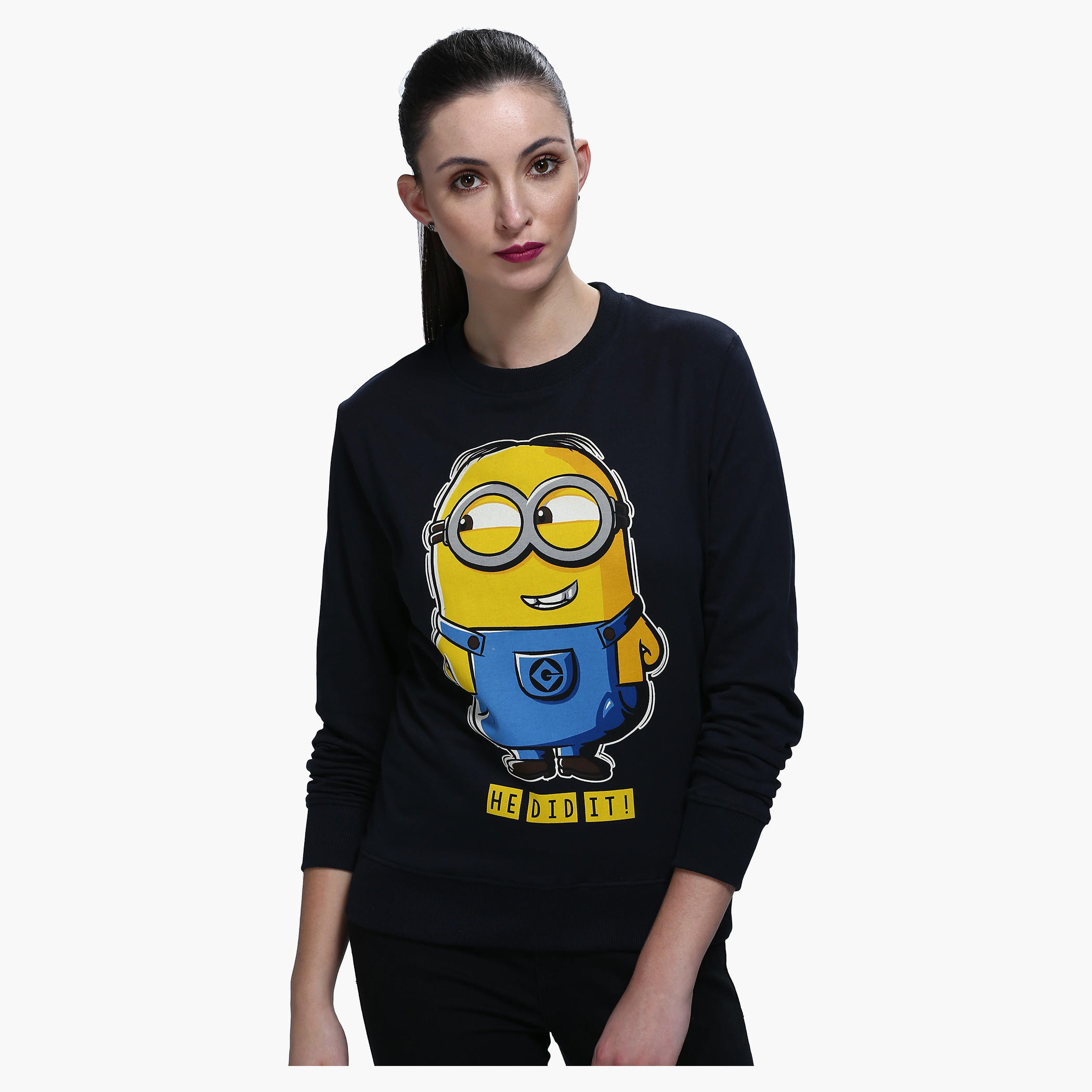 Printed Round Neck Long Sleeves Sweatshirt-women-winterwear-hoodiesandsweatshirts-sweatshirts-image-5
