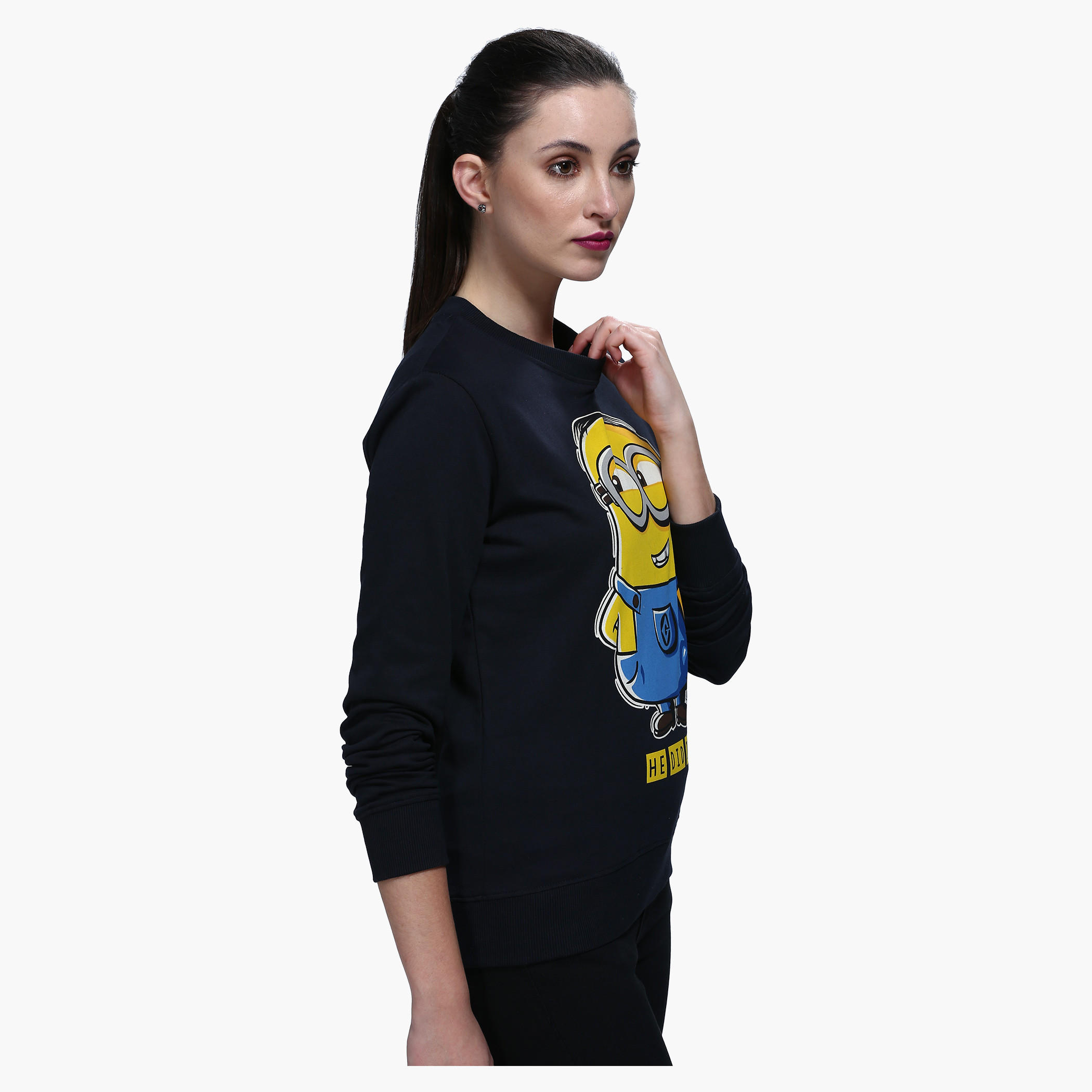 Printed Round Neck Long Sleeves Sweatshirt-women-winterwear-hoodiesandsweatshirts-sweatshirts-image-3